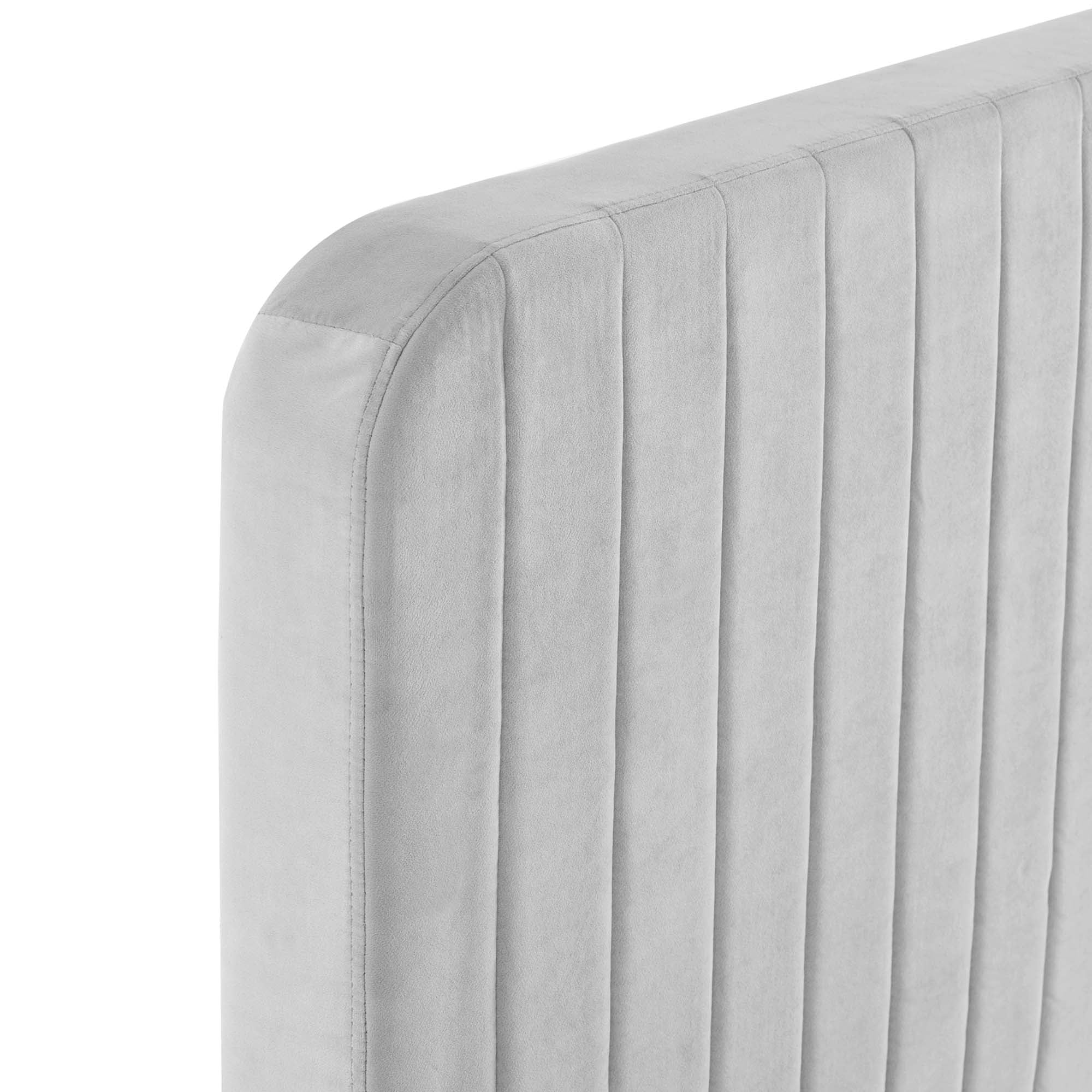 Modway Celine Channel Tufted Performance Velvet Queen Platform Bed
