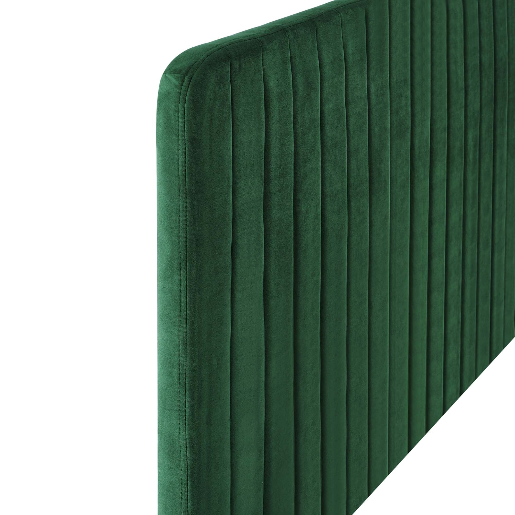 Modway Milenna Channel Tufted Performance Velvet Twin Headboard