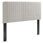 Modway Milenna Channel Tufted Upholstered Fabric Full/Queen Headboard