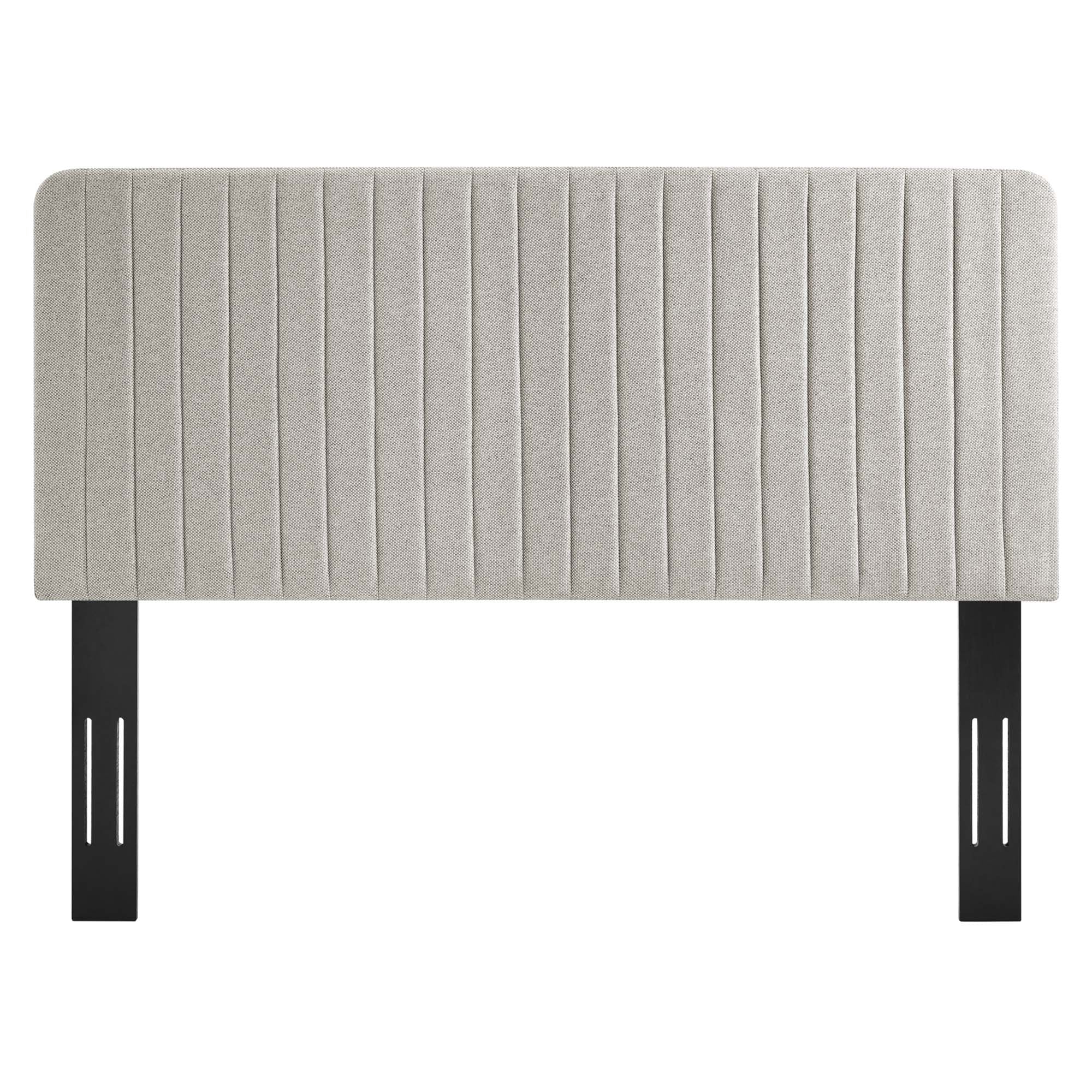 Modway Milenna Channel Tufted Upholstered Fabric Full/Queen Headboard