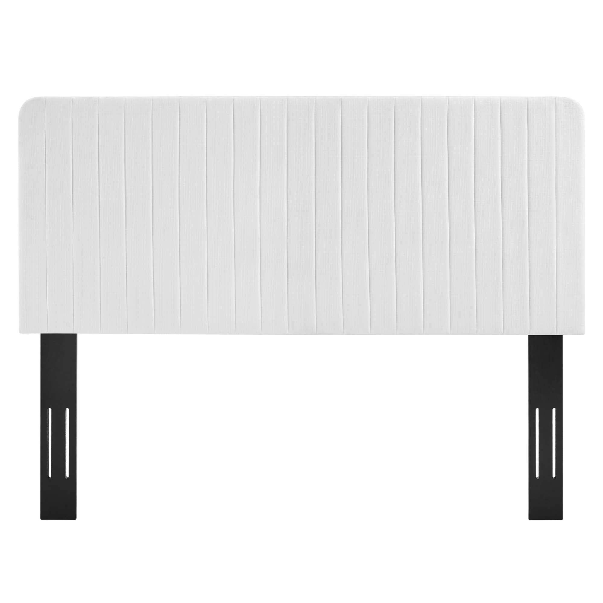 Modway Milenna Channel Tufted Upholstered Fabric Full/Queen Headboard