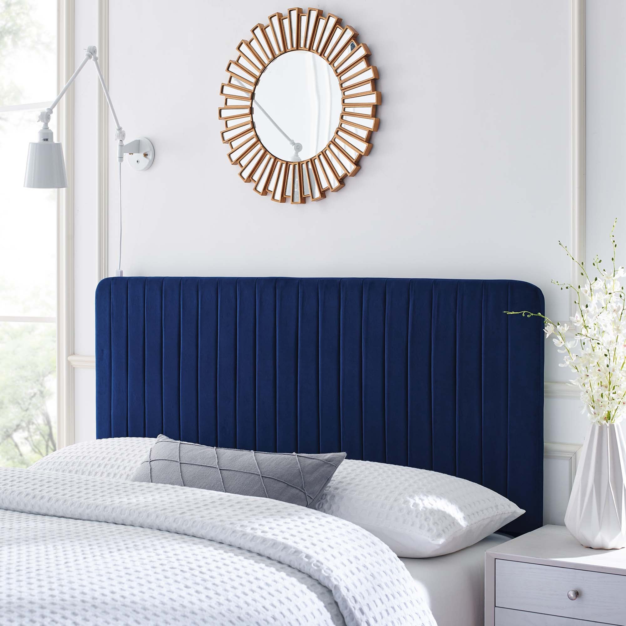 Modway Milenna Channel Tufted Performance Velvet King/California King Headboard