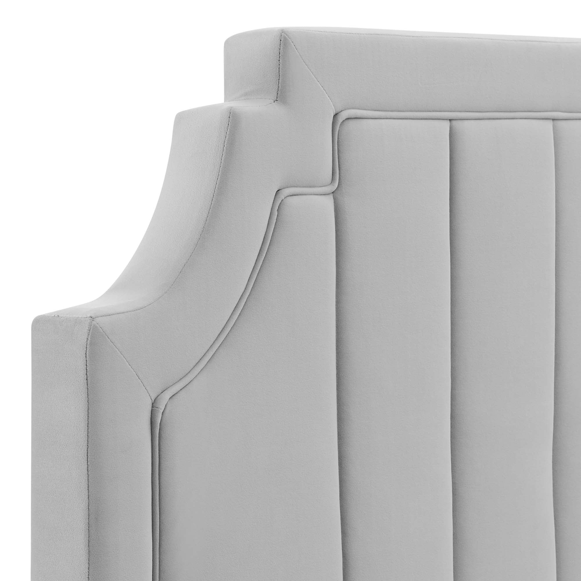 Modway Alyona Channel Tufted Performance Velvet Twin Headboard