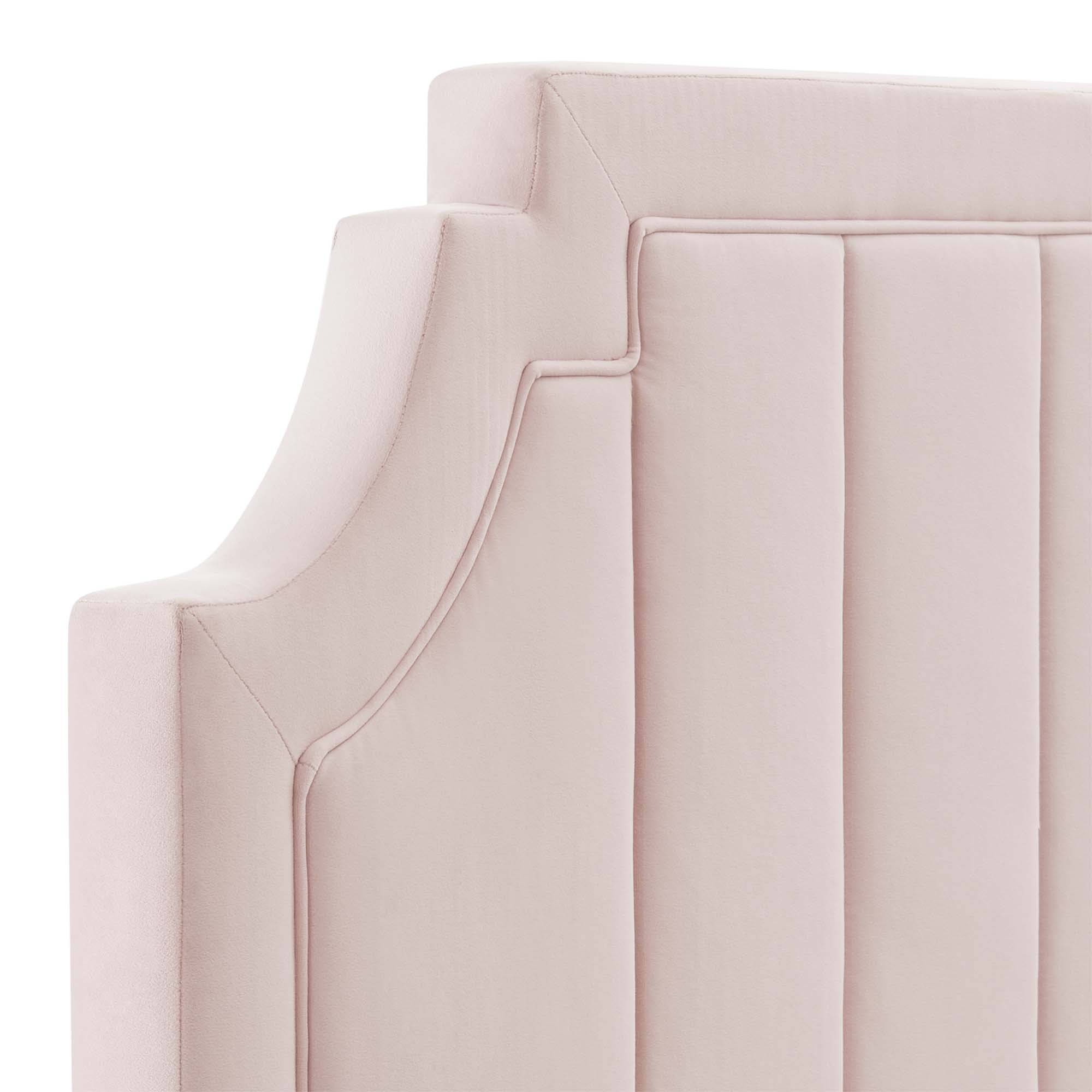 Modway Alyona Channel Tufted Performance Velvet Full/Queen Headboard