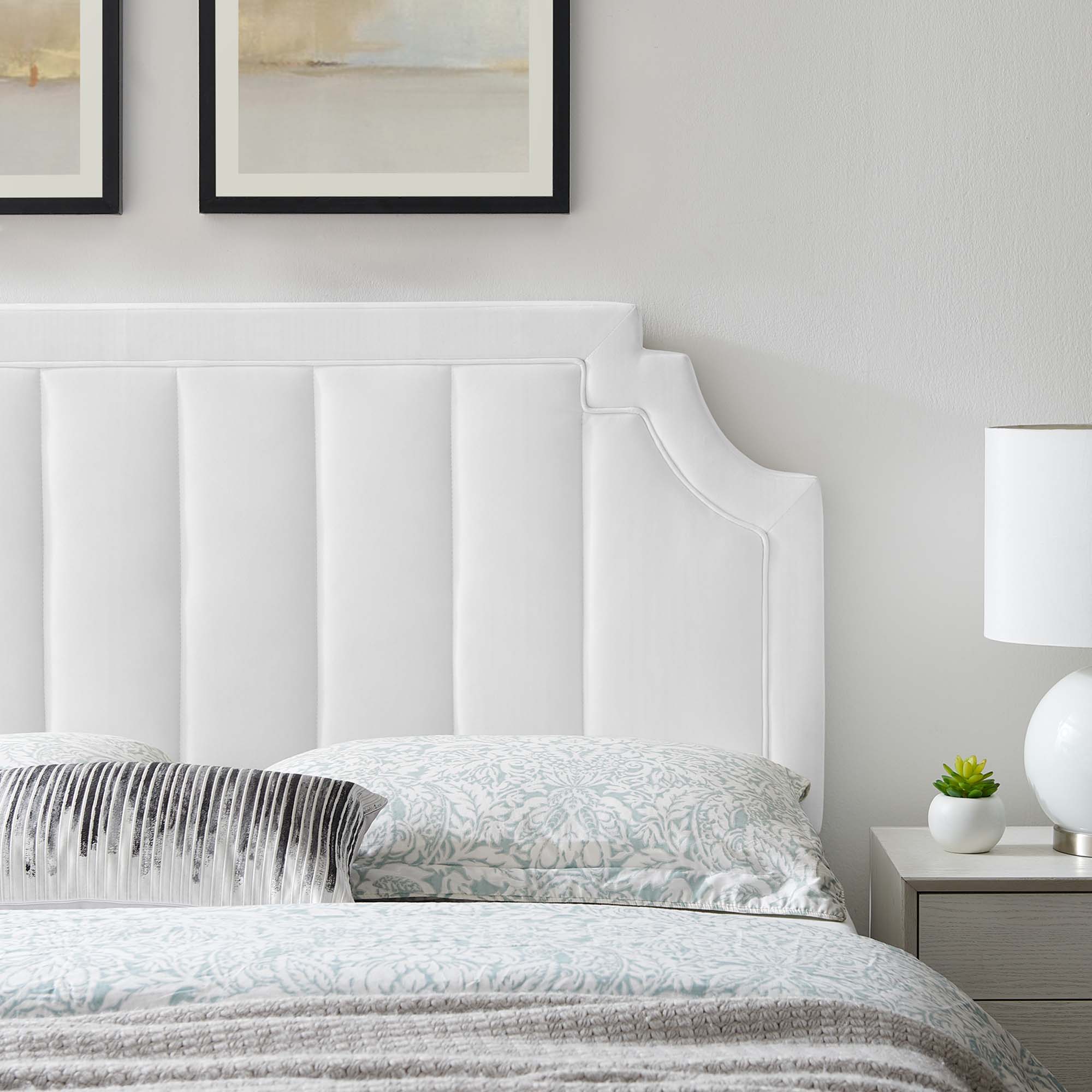 Modway Alyona Channel Tufted Performance Velvet King/California King Headboard