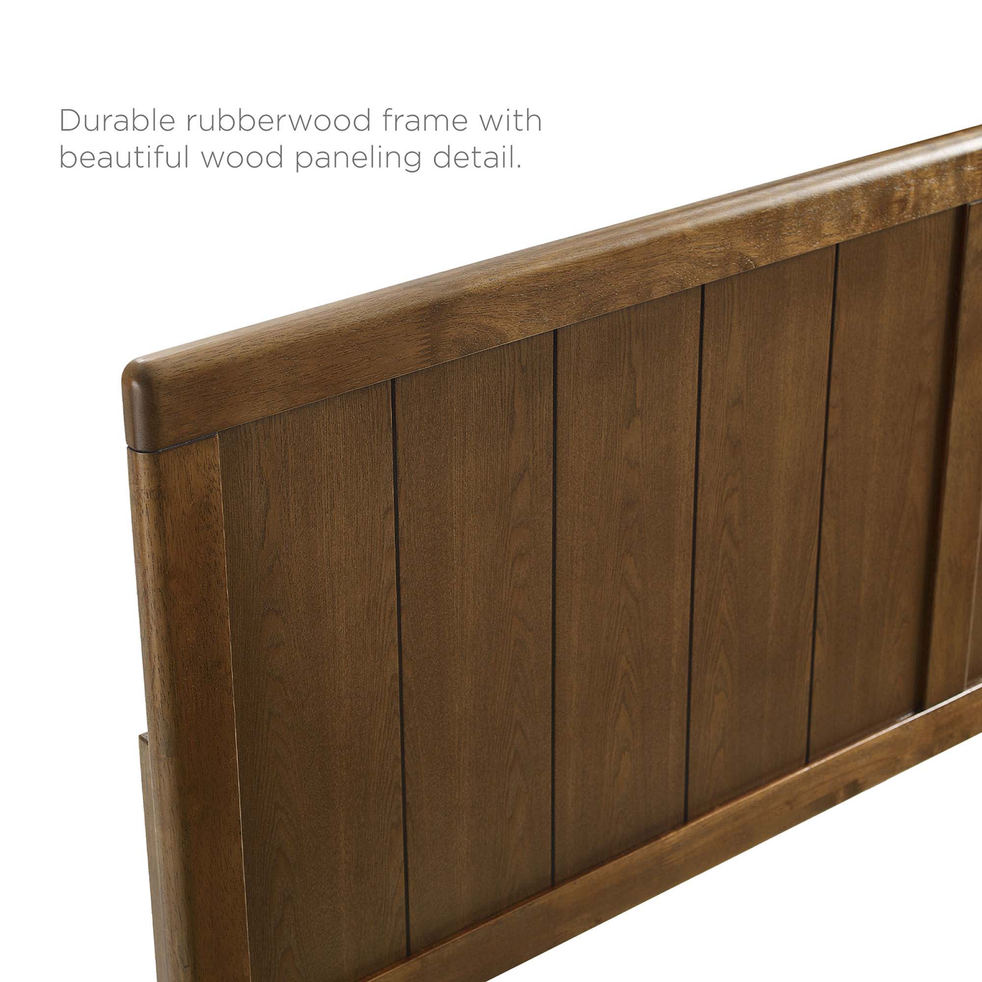 Modway Alana Wood Queen Platform Bed With Splayed Legs