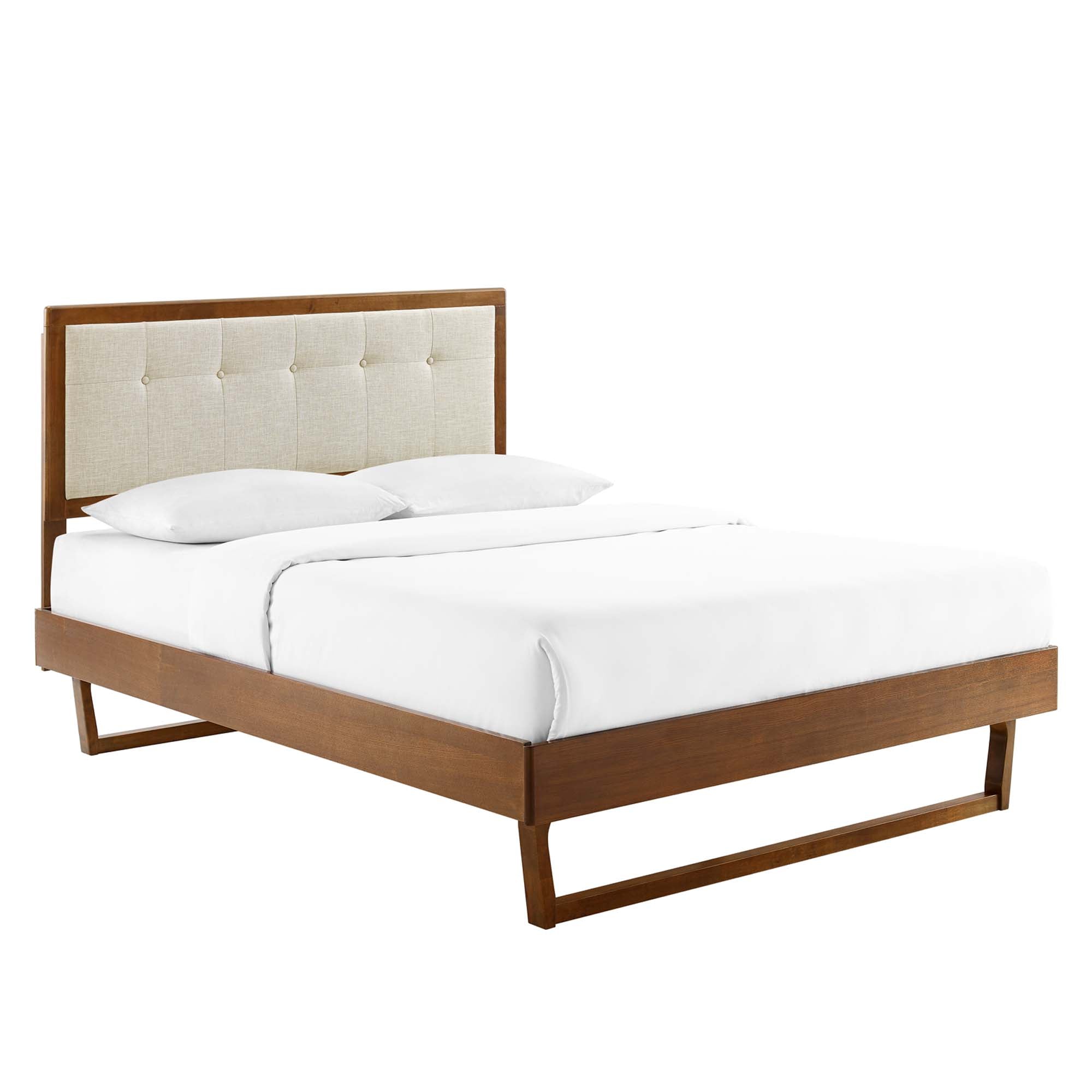 Modway Willow Wood Queen Platform Bed With Angular Frame