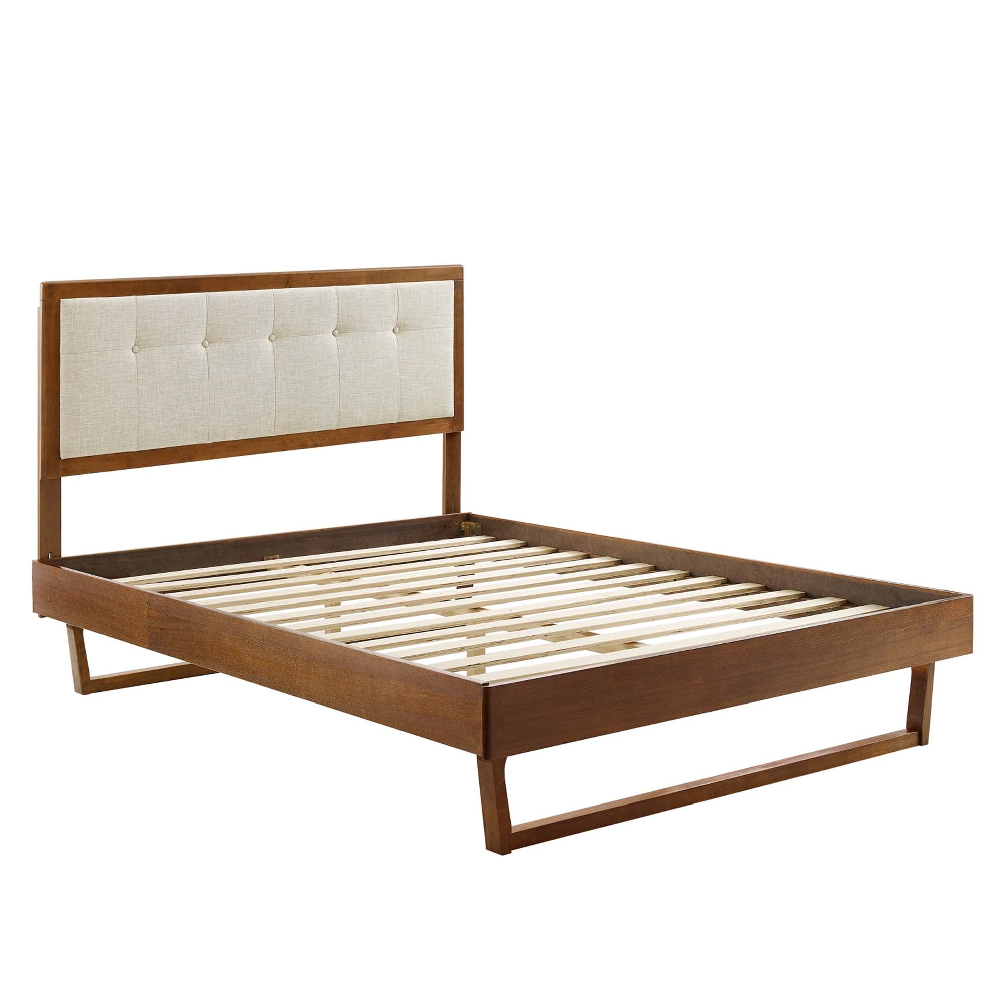 Modway Willow Wood Queen Platform Bed With Angular Frame