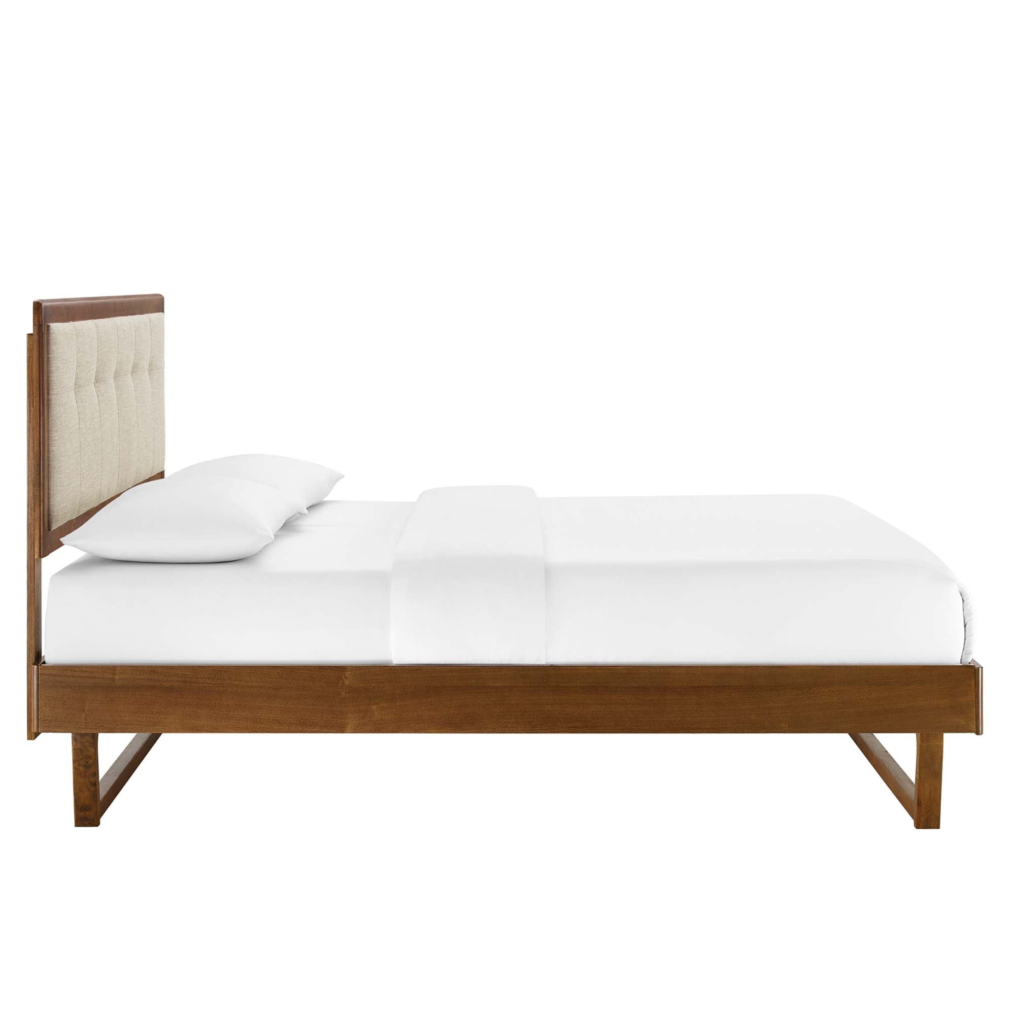 Modway Willow Wood Queen Platform Bed With Angular Frame