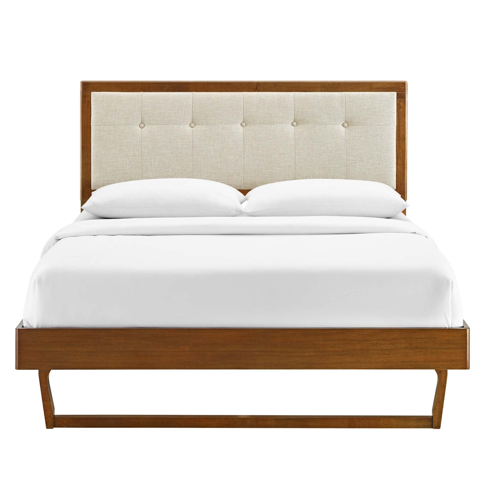 Modway Willow Wood Queen Platform Bed With Angular Frame