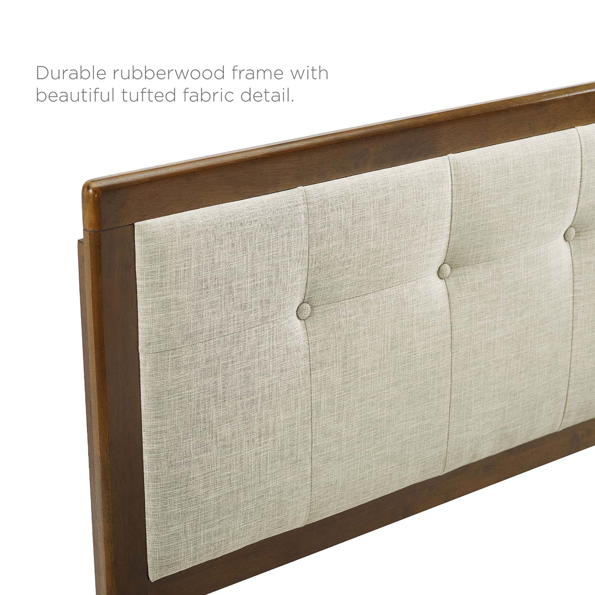 Modway Willow Wood Queen Platform Bed With Angular Frame
