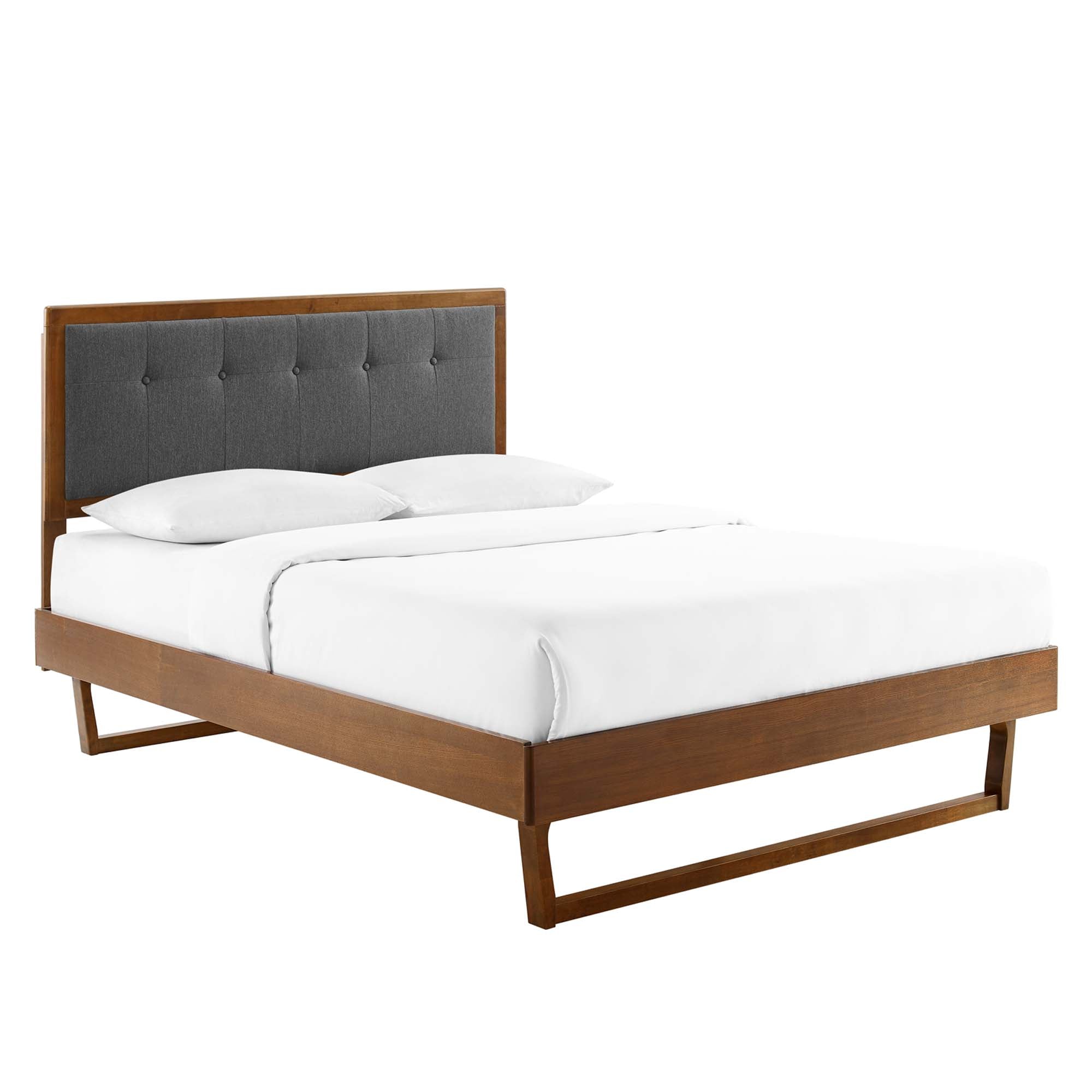 Modway Willow Wood Queen Platform Bed With Angular Frame