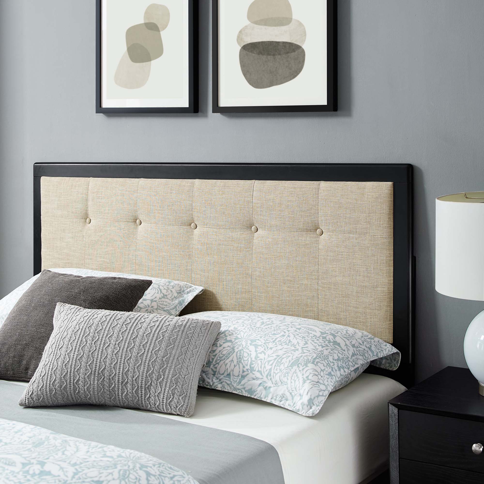 Modway Willow Wood Queen Platform Bed With Splayed Legs