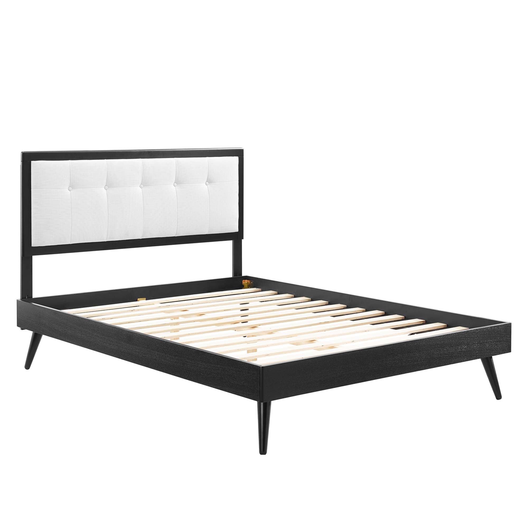 Modway Willow Wood Queen Platform Bed With Splayed Legs