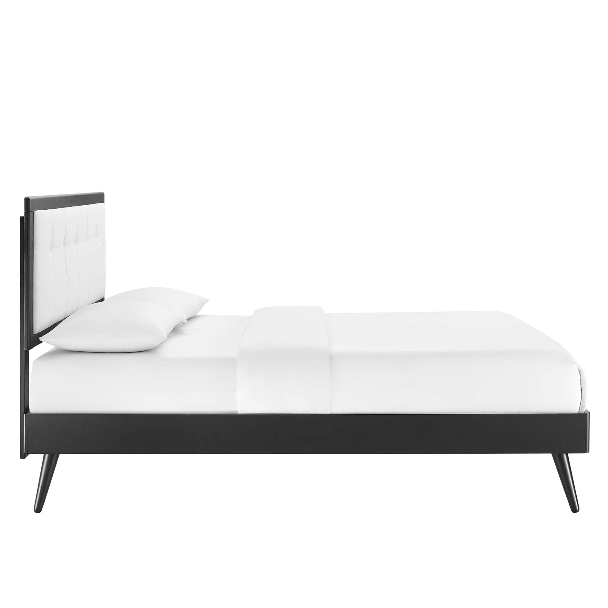 Modway Willow Wood Queen Platform Bed With Splayed Legs