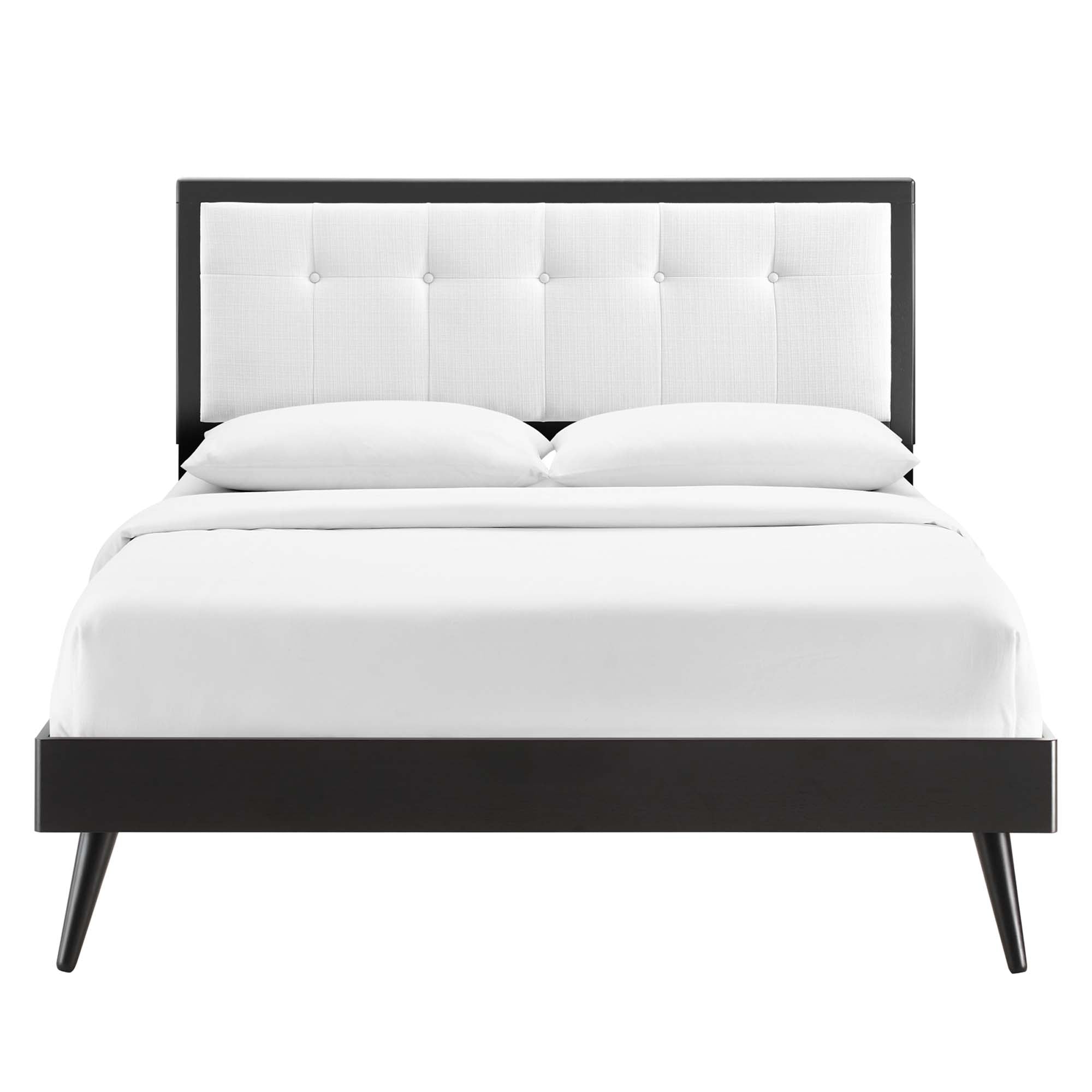 Modway Willow Wood Queen Platform Bed With Splayed Legs