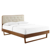 Modway Bridgette Wood Queen Platform Bed With Angular Frame