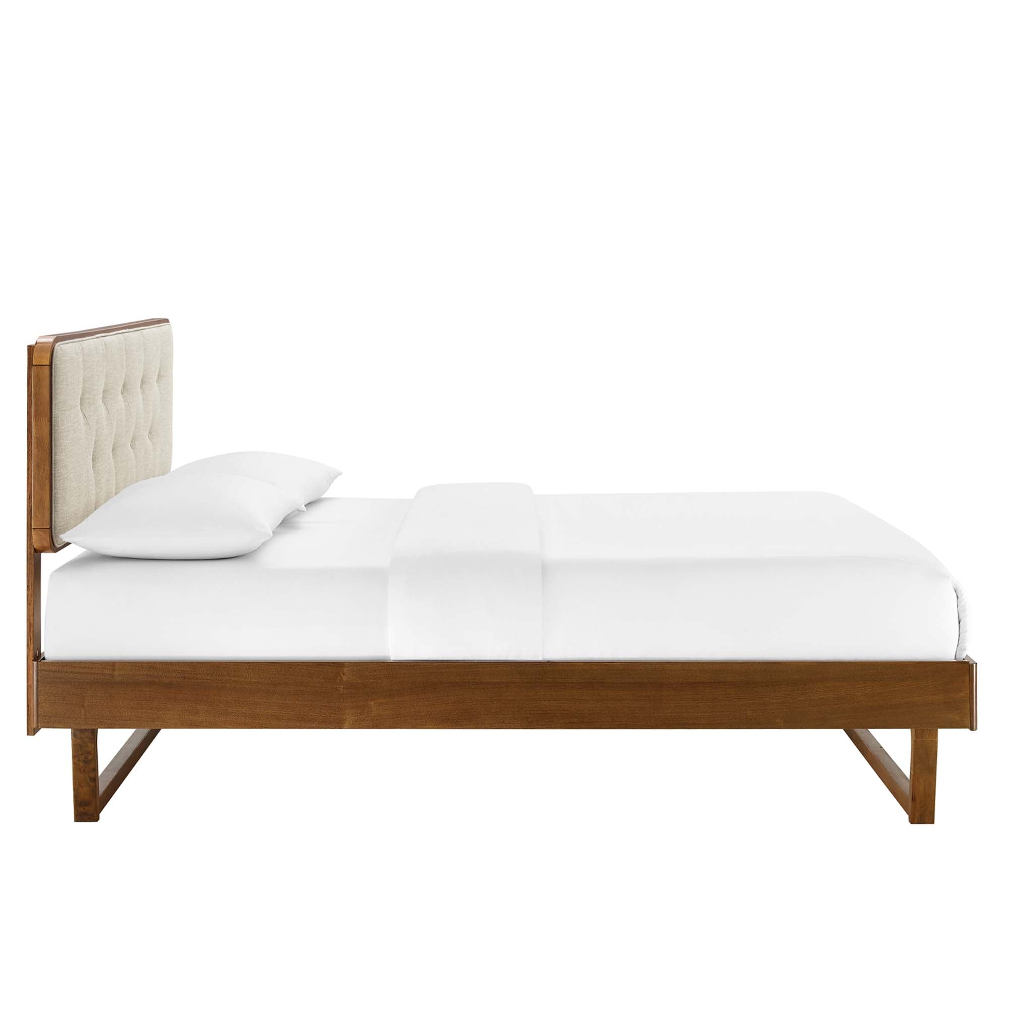 Modway Bridgette Wood Queen Platform Bed With Angular Frame
