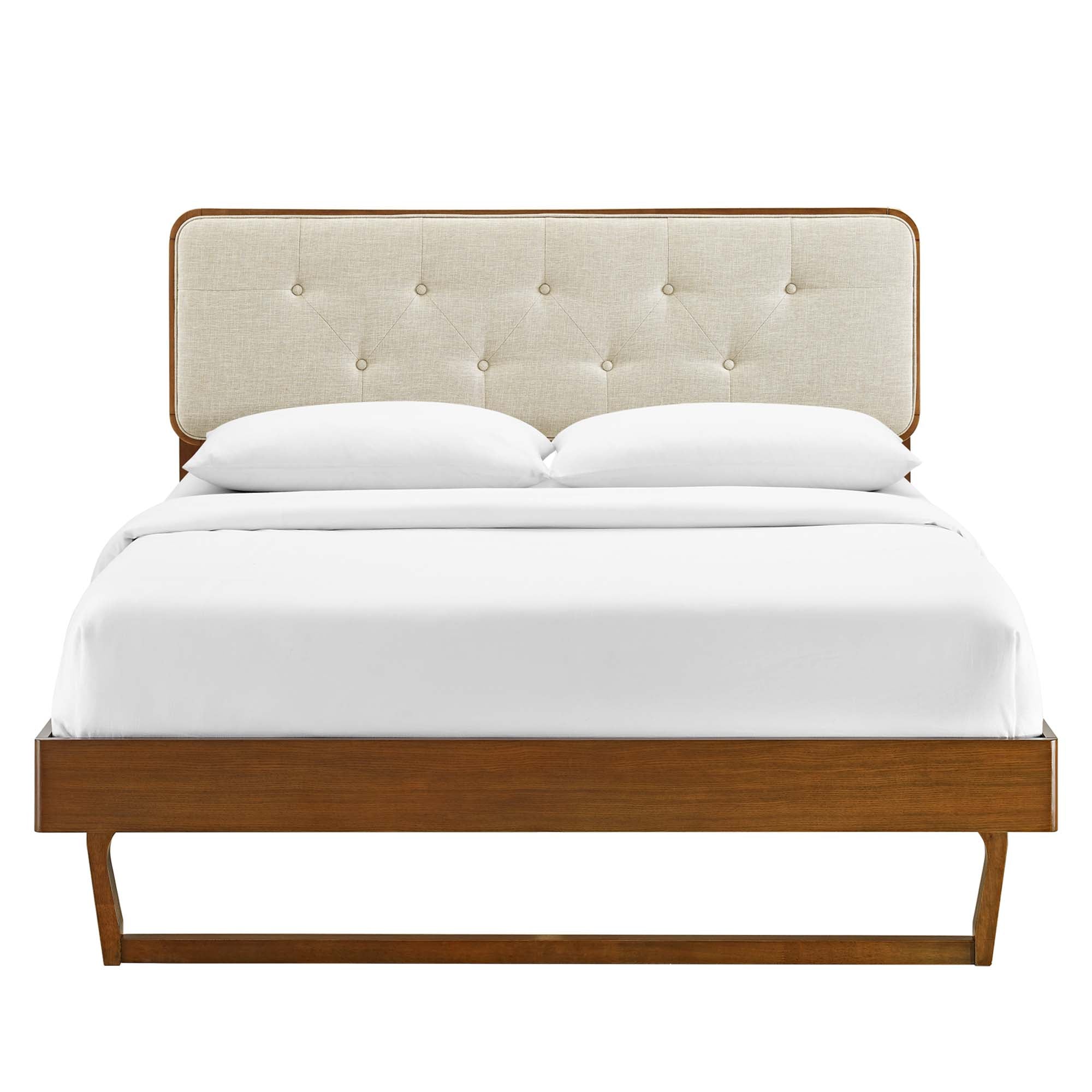 Modway Bridgette Wood Queen Platform Bed With Angular Frame