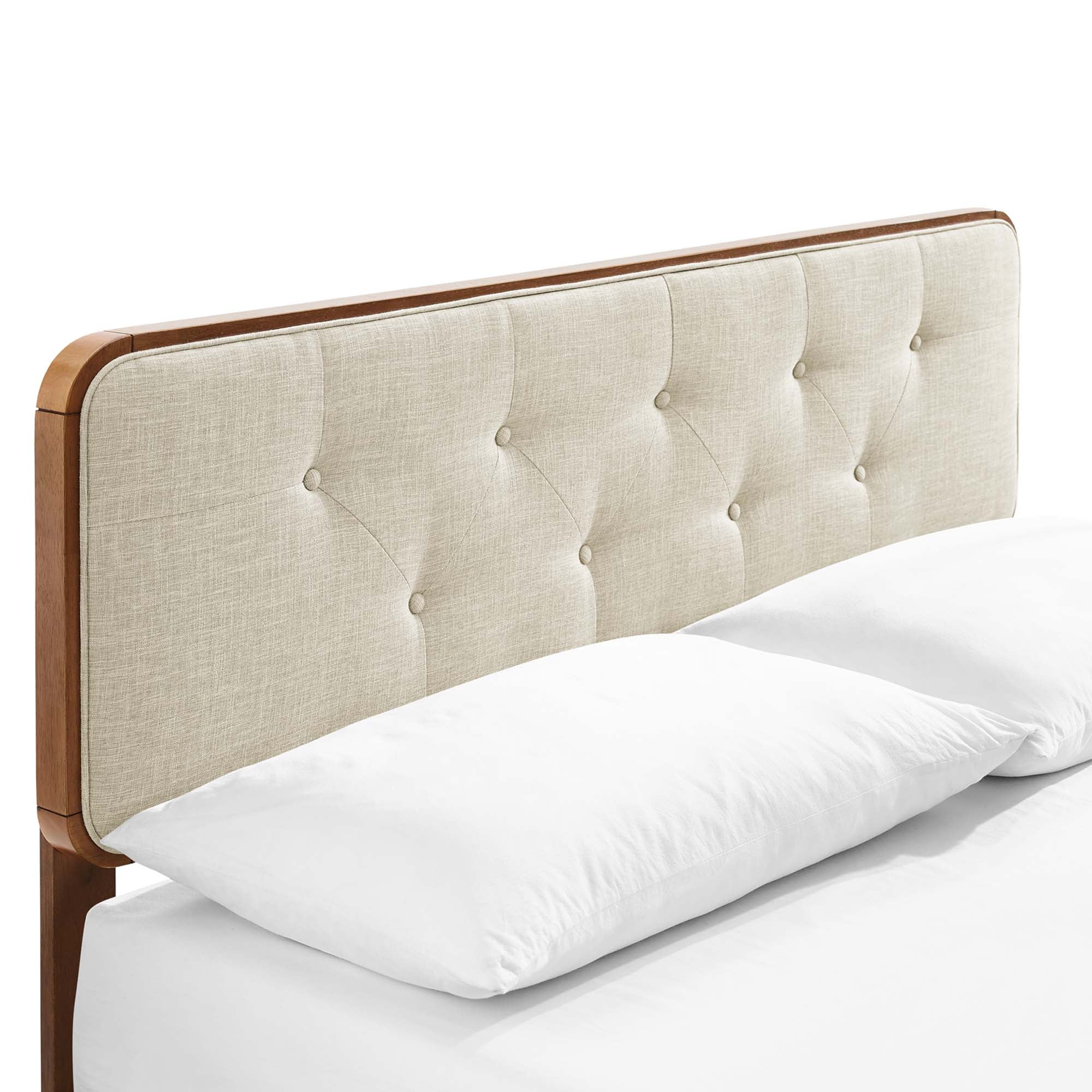 Modway Bridgette Wood Queen Platform Bed With Angular Frame