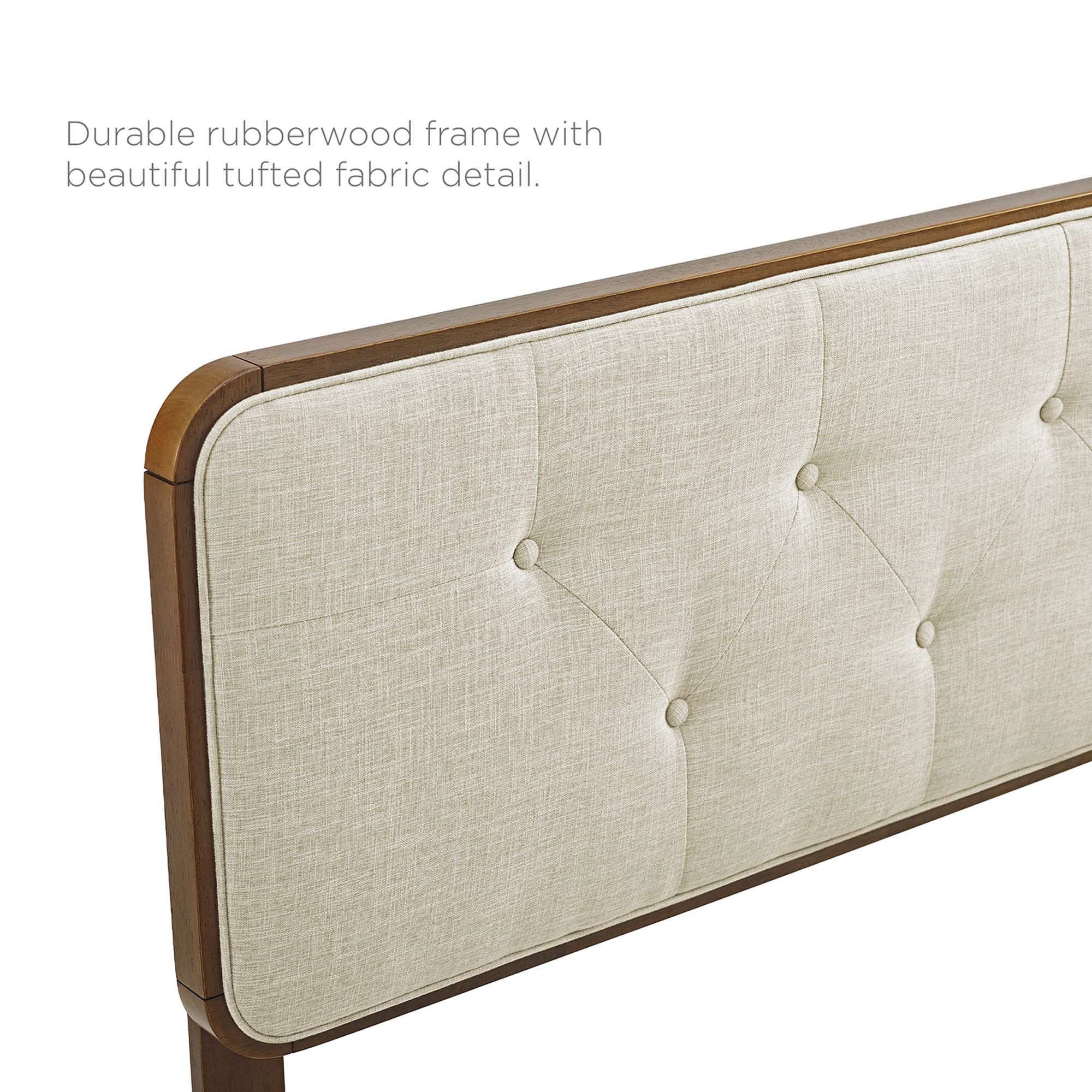 Modway Bridgette Wood Queen Platform Bed With Angular Frame