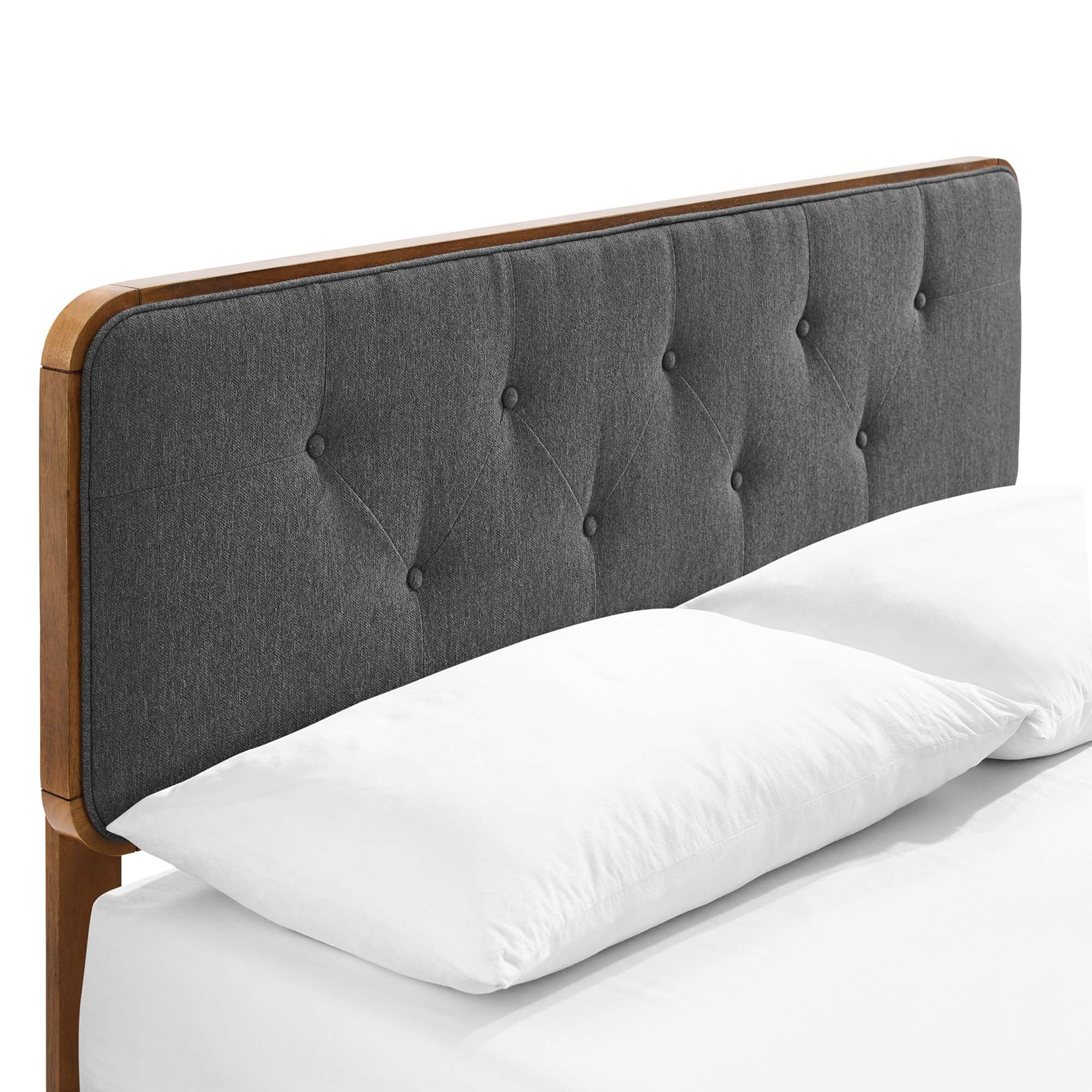 Modway Bridgette Wood Queen Platform Bed With Angular Frame
