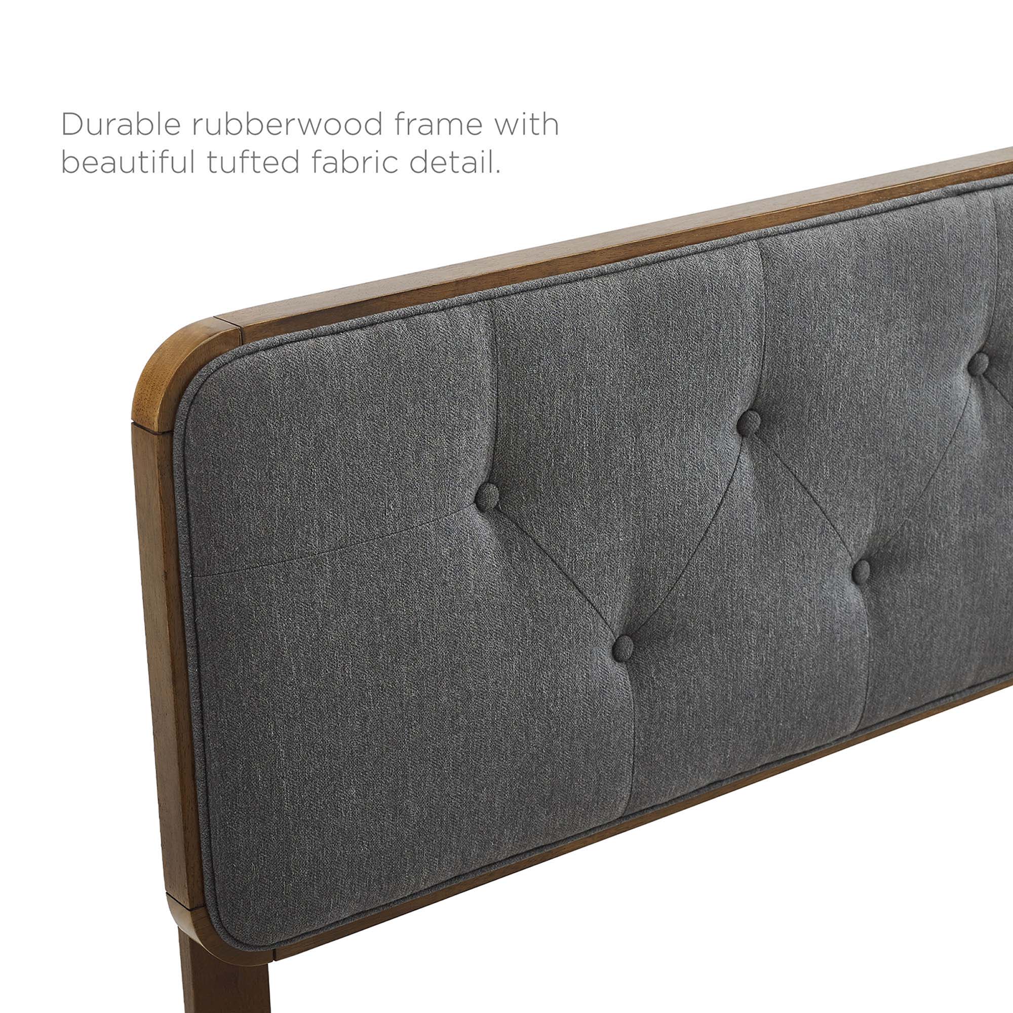 Modway Bridgette Wood Queen Platform Bed With Angular Frame