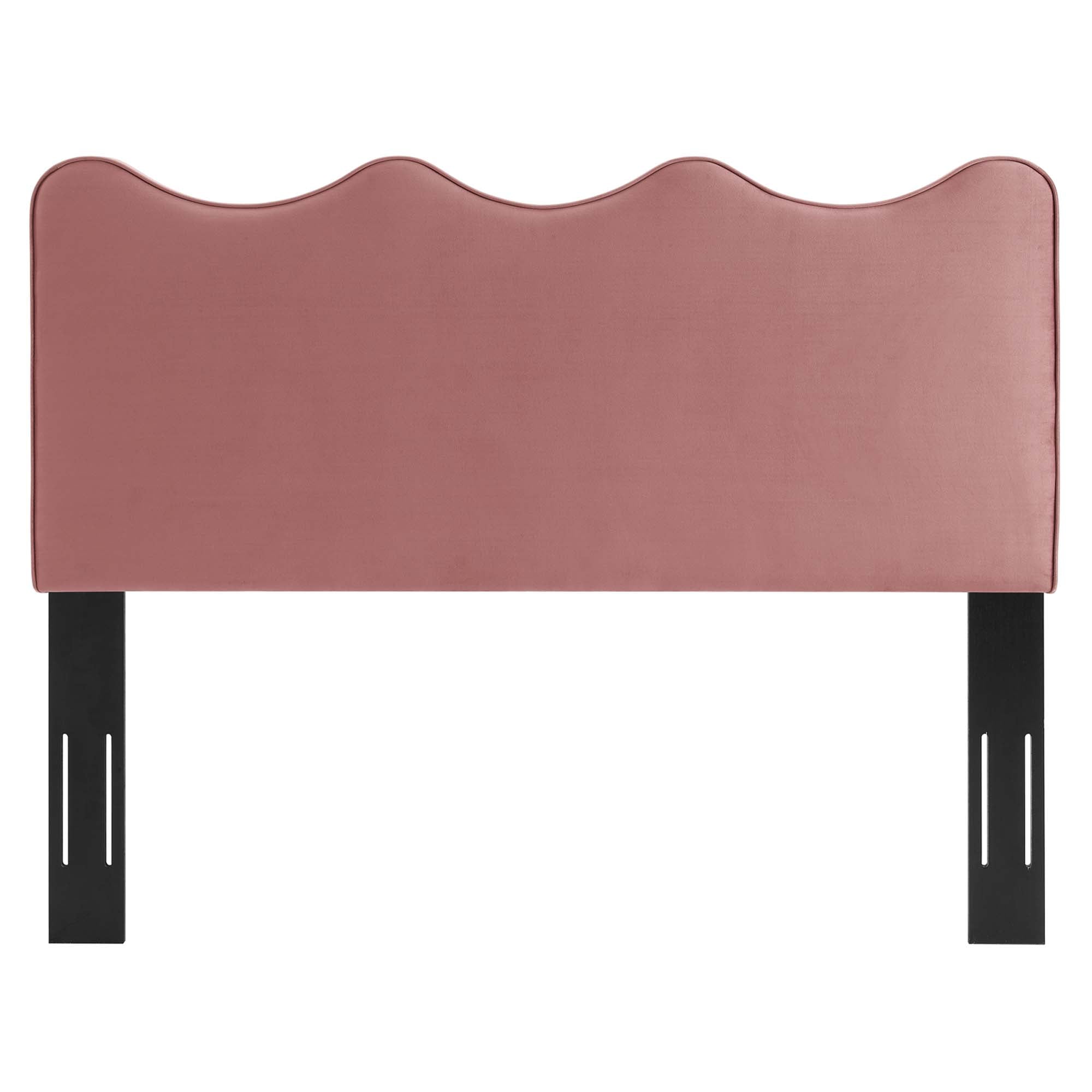 Modway Current Performance Velvet Queen Platform Bed