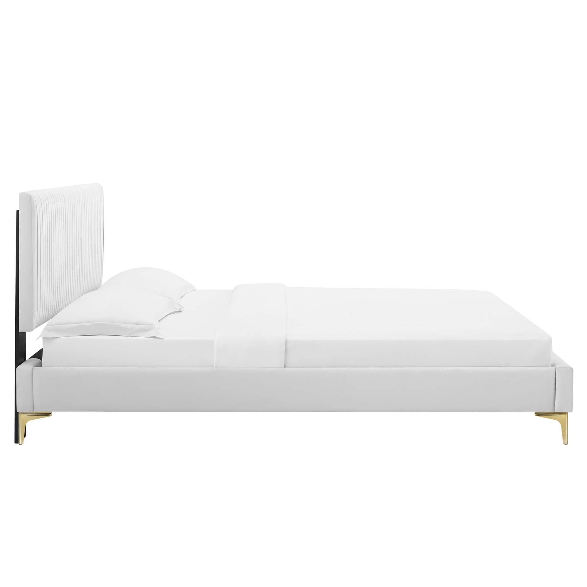 Modway Peyton Performance Velvet Queen Platform Bed