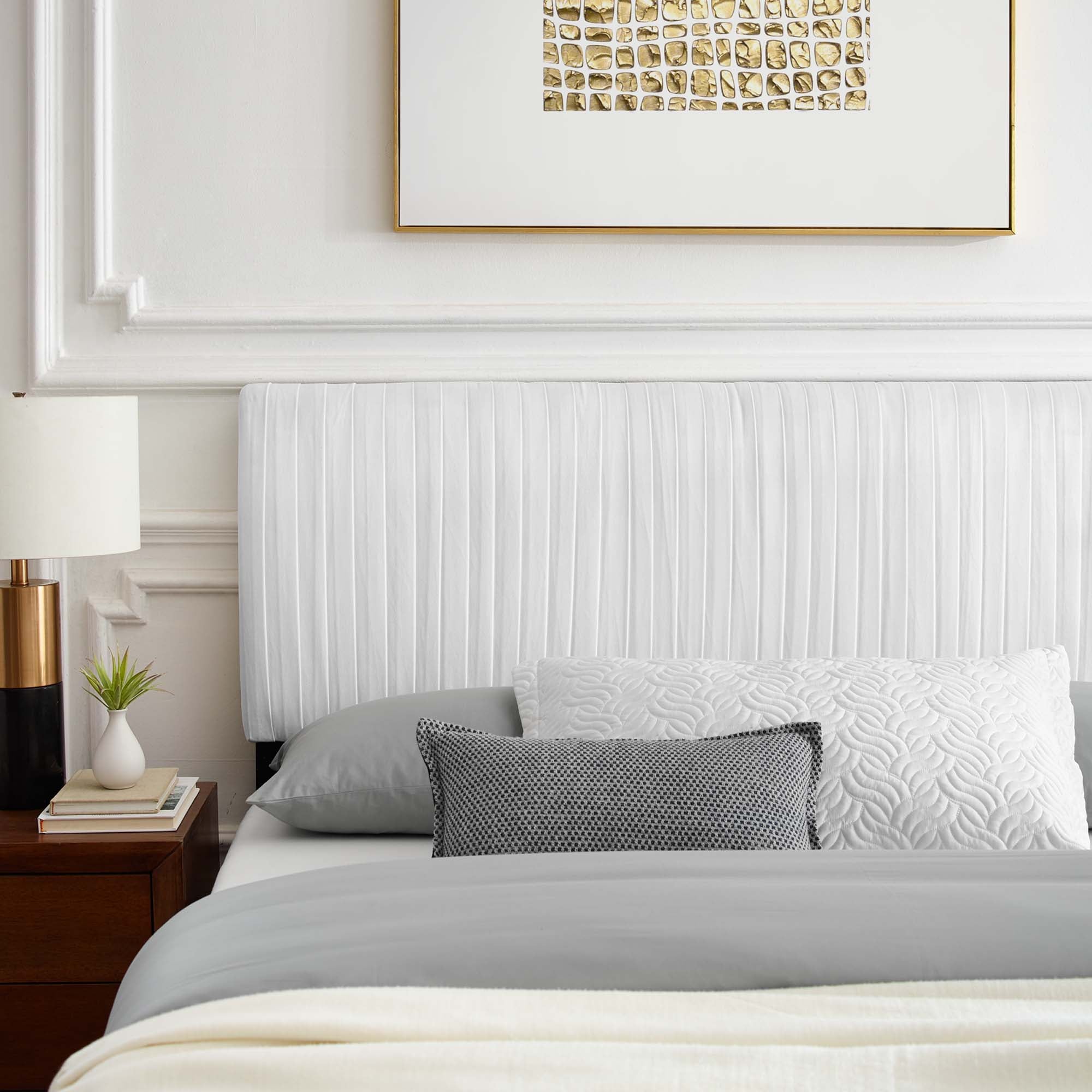 Modway Peyton Performance Velvet Queen Platform Bed