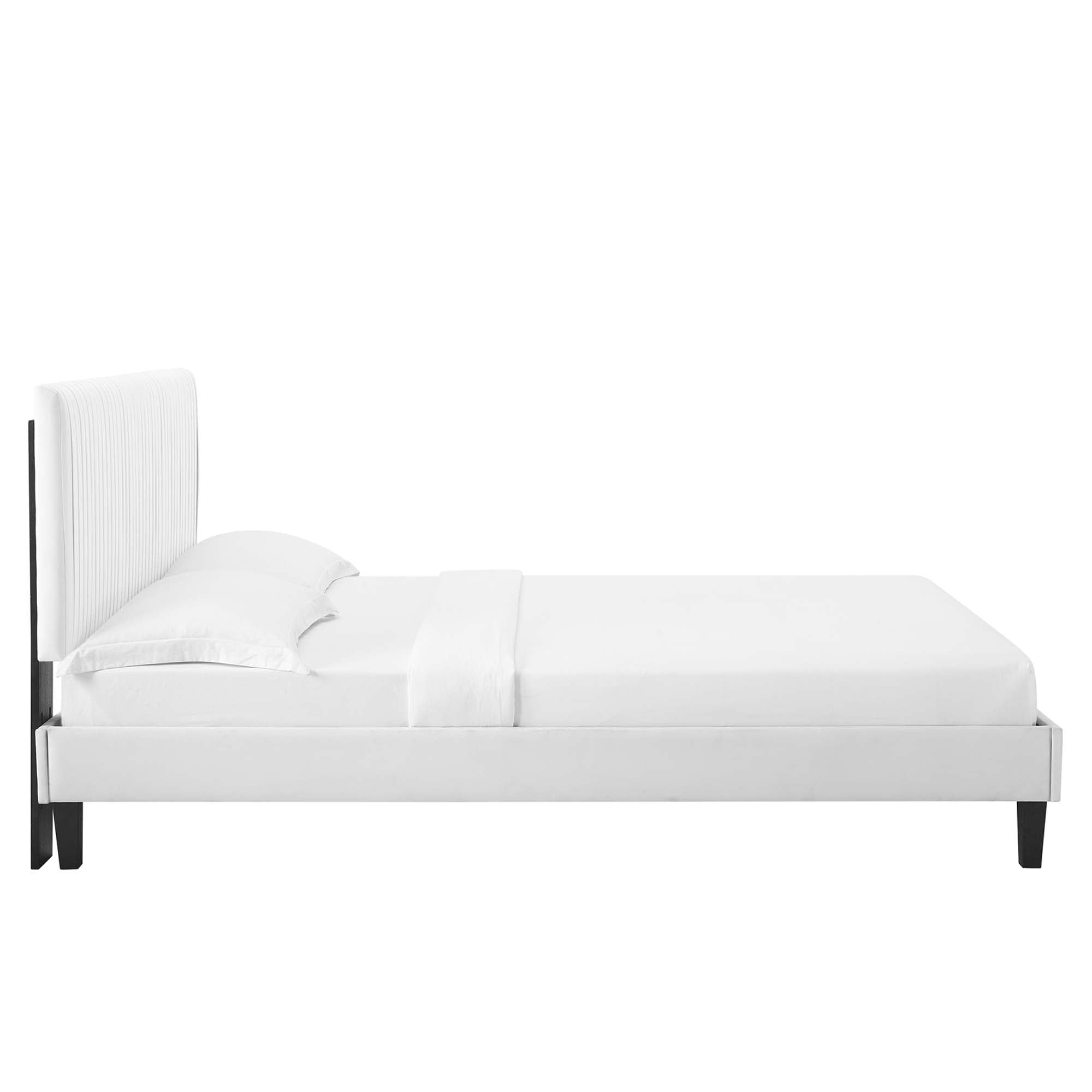 Modway Peyton Performance Velvet Queen Platform Bed