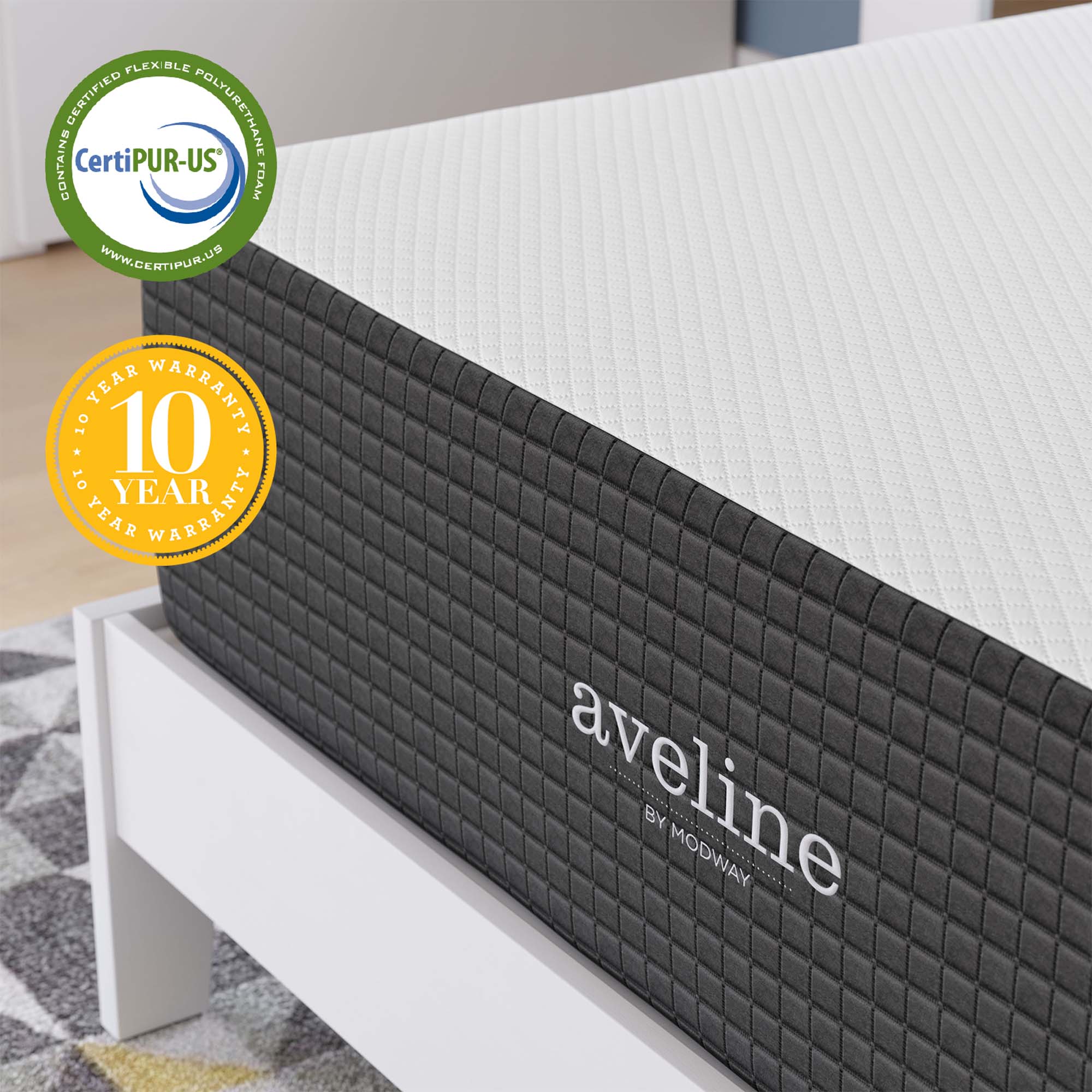 Modway Aveline 14" Memory Foam Full Mattress