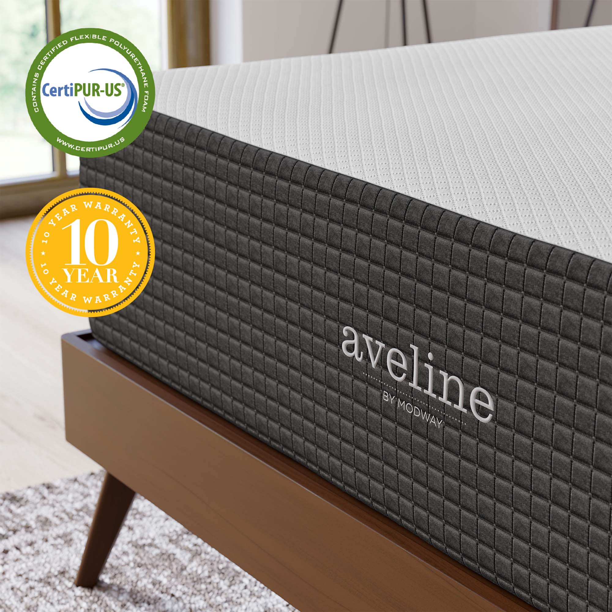 Modway Aveline 14" Memory Foam King Mattress