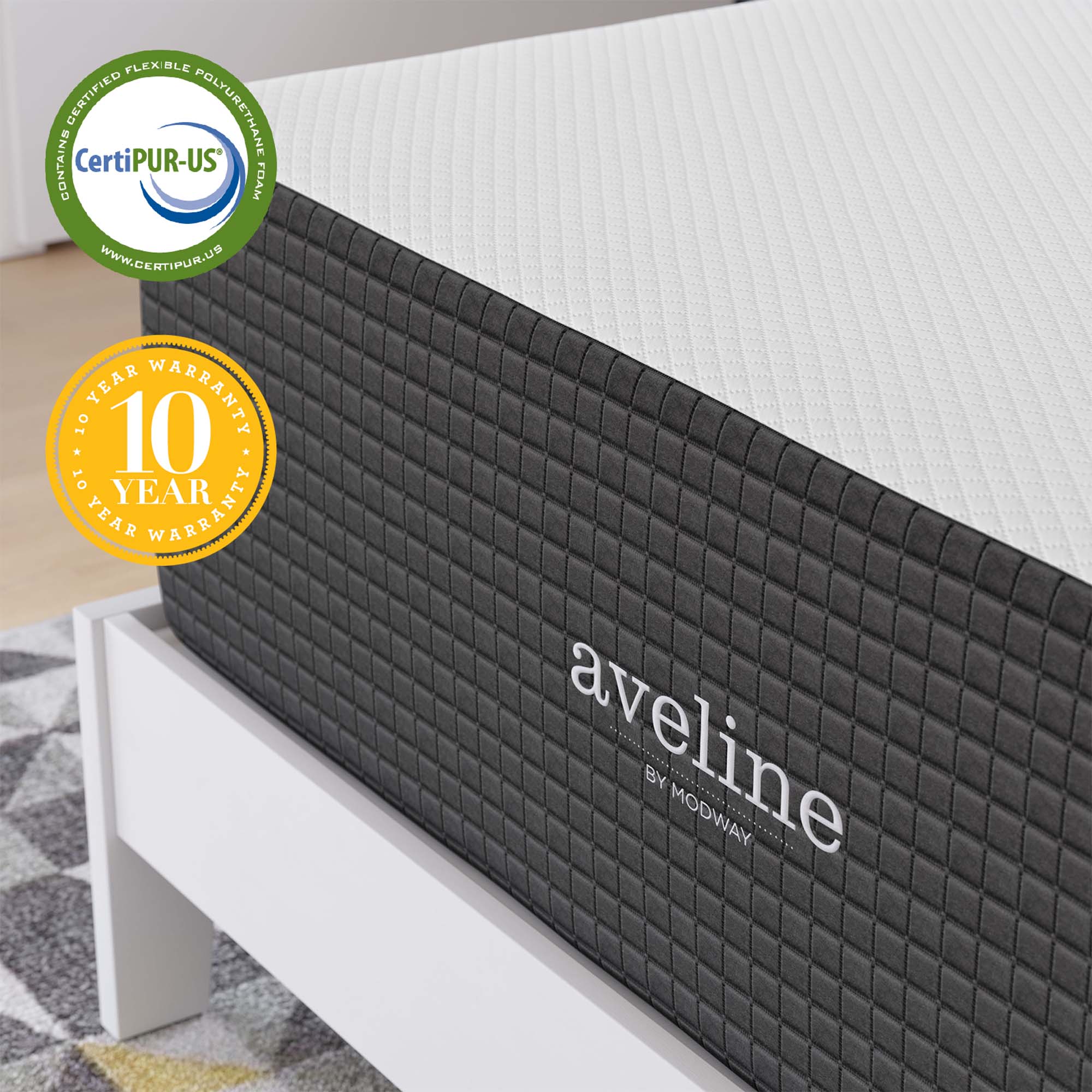 Modway Aveline 16" Memory Foam Full Mattress