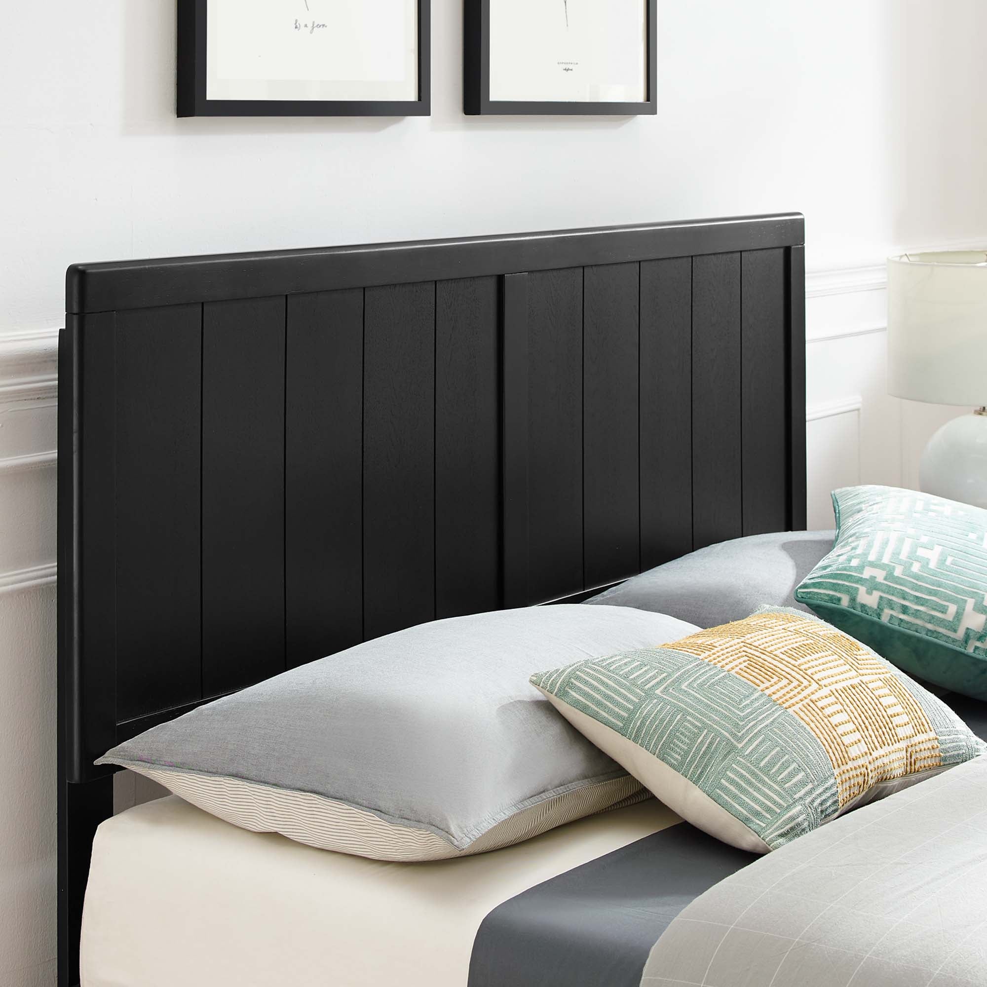 Modway Alana Wood Full Platform Bed With Angular Frame