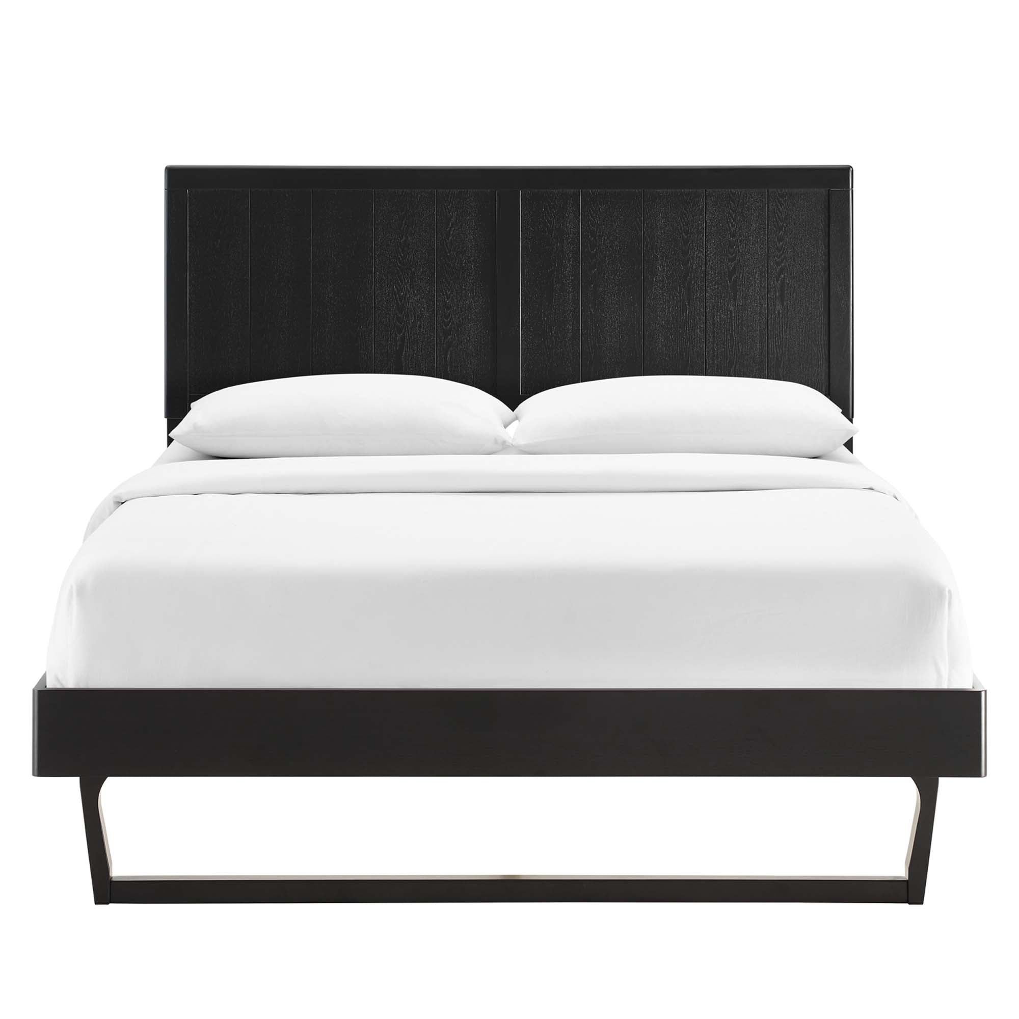 Modway Alana Wood Full Platform Bed With Angular Frame