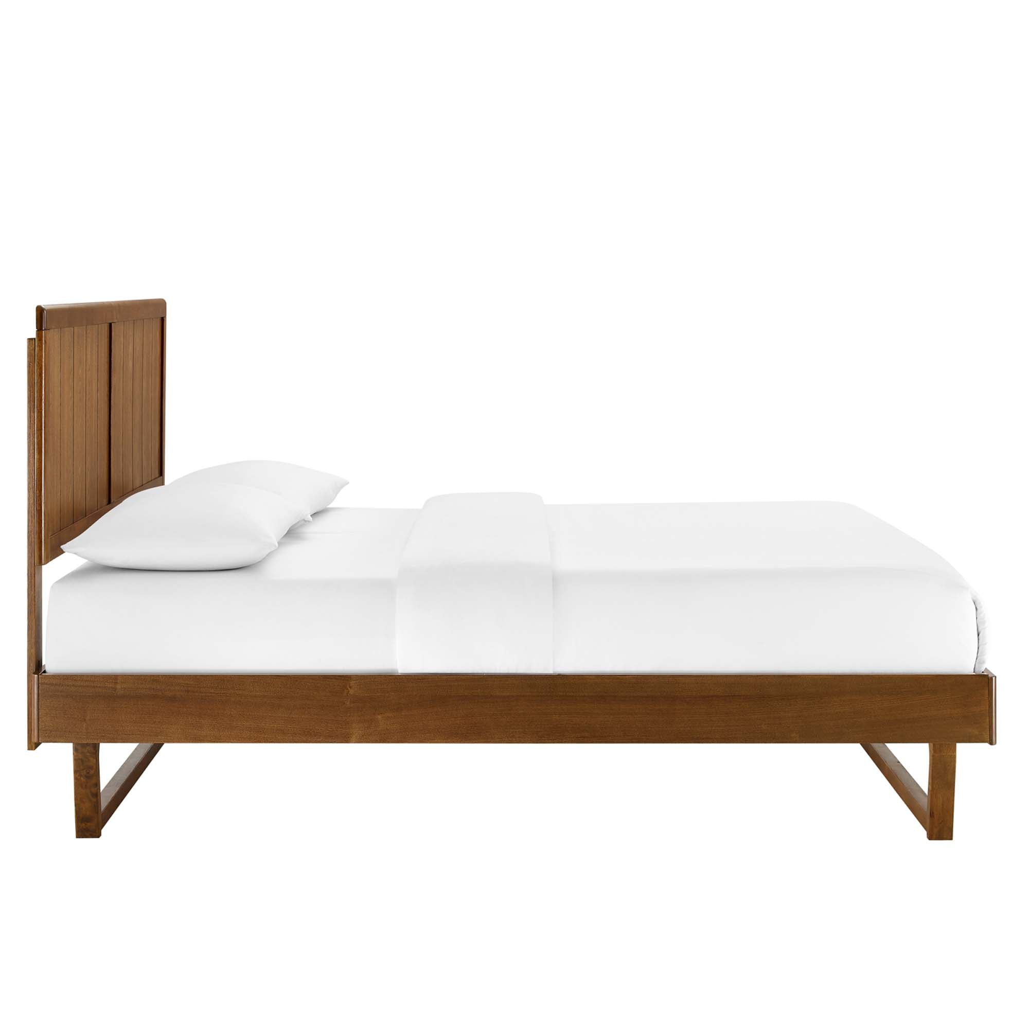 Modway Alana Wood Full Platform Bed With Angular Frame