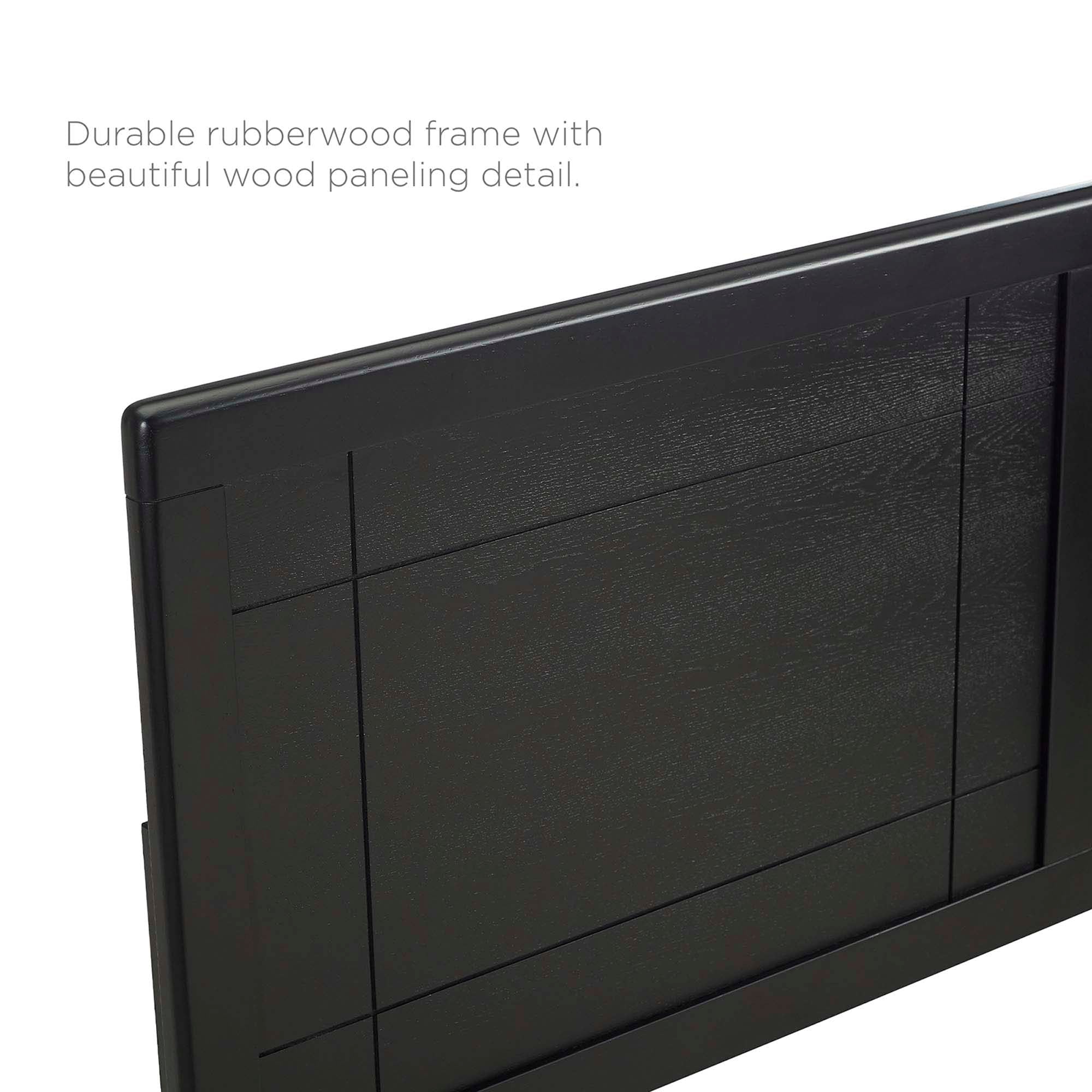 Modway Marlee Wood Full Platform Bed With Angular Frame