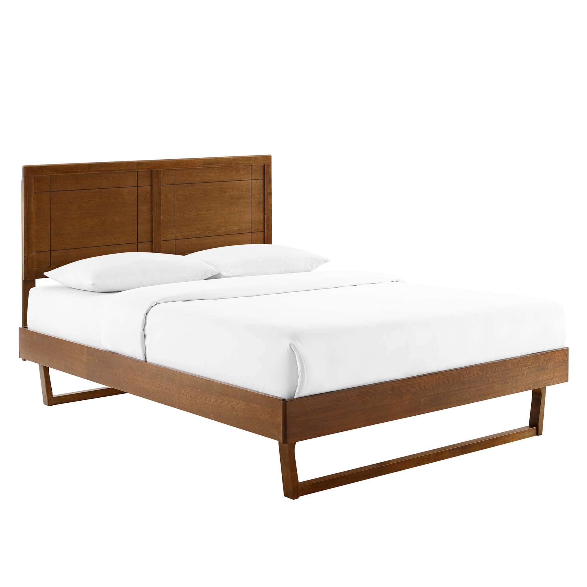 Modway Marlee Wood Full Platform Bed With Angular Frame