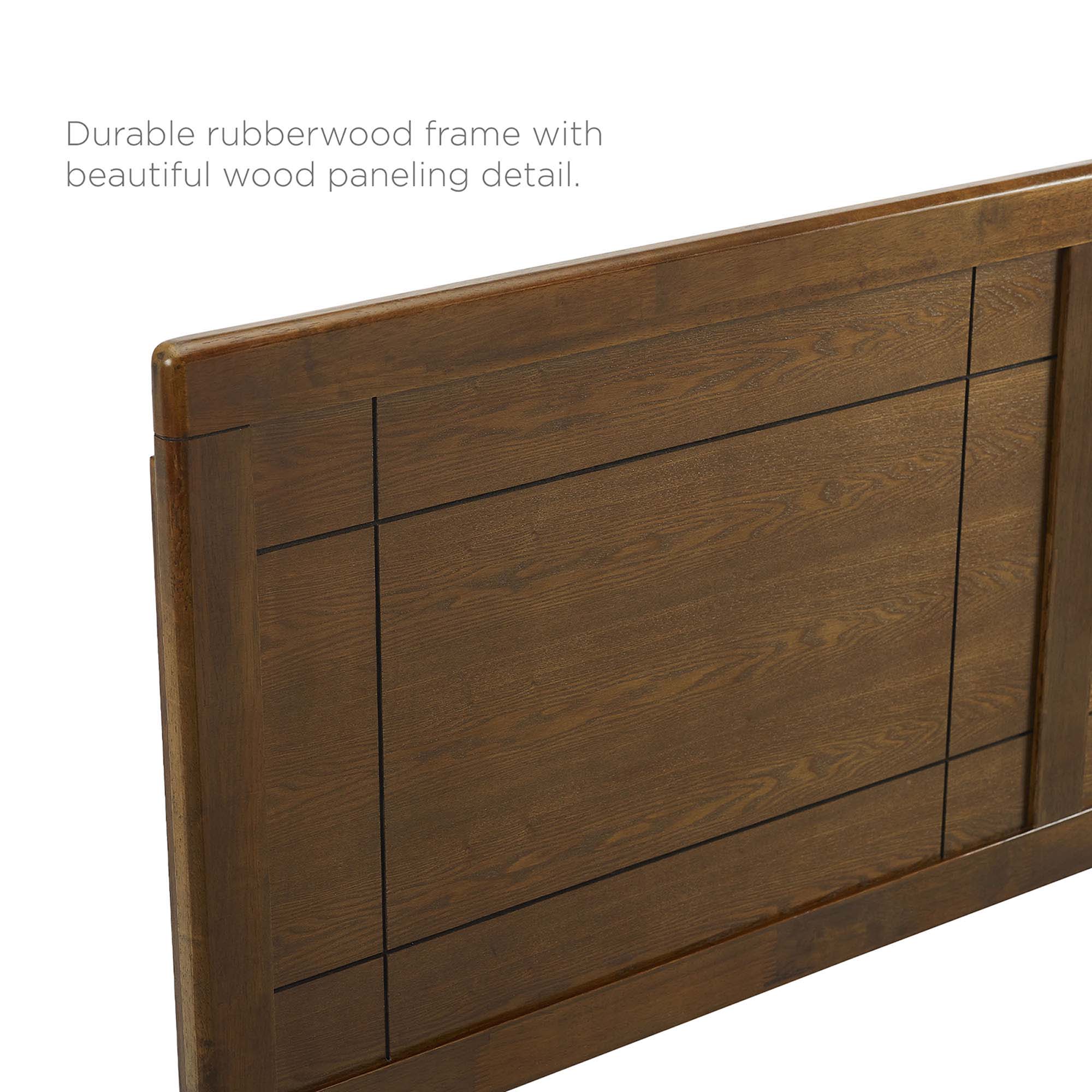 Modway Marlee Wood Full Platform Bed With Angular Frame