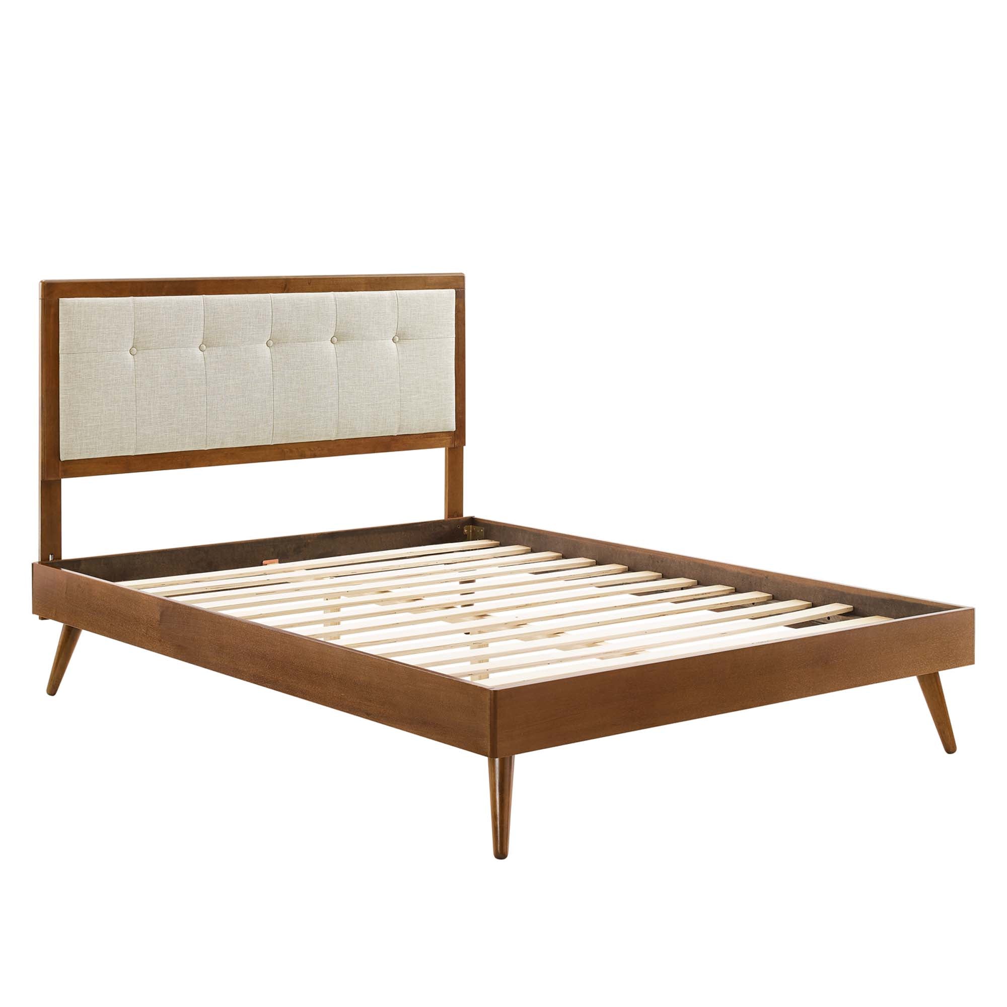 Modway Willow Wood Full Platform Bed With Splayed Legs