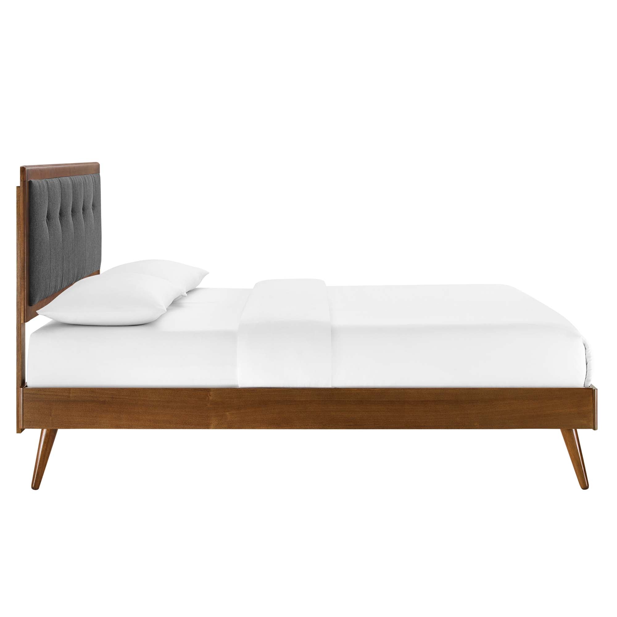 Modway Willow Wood Full Platform Bed With Splayed Legs
