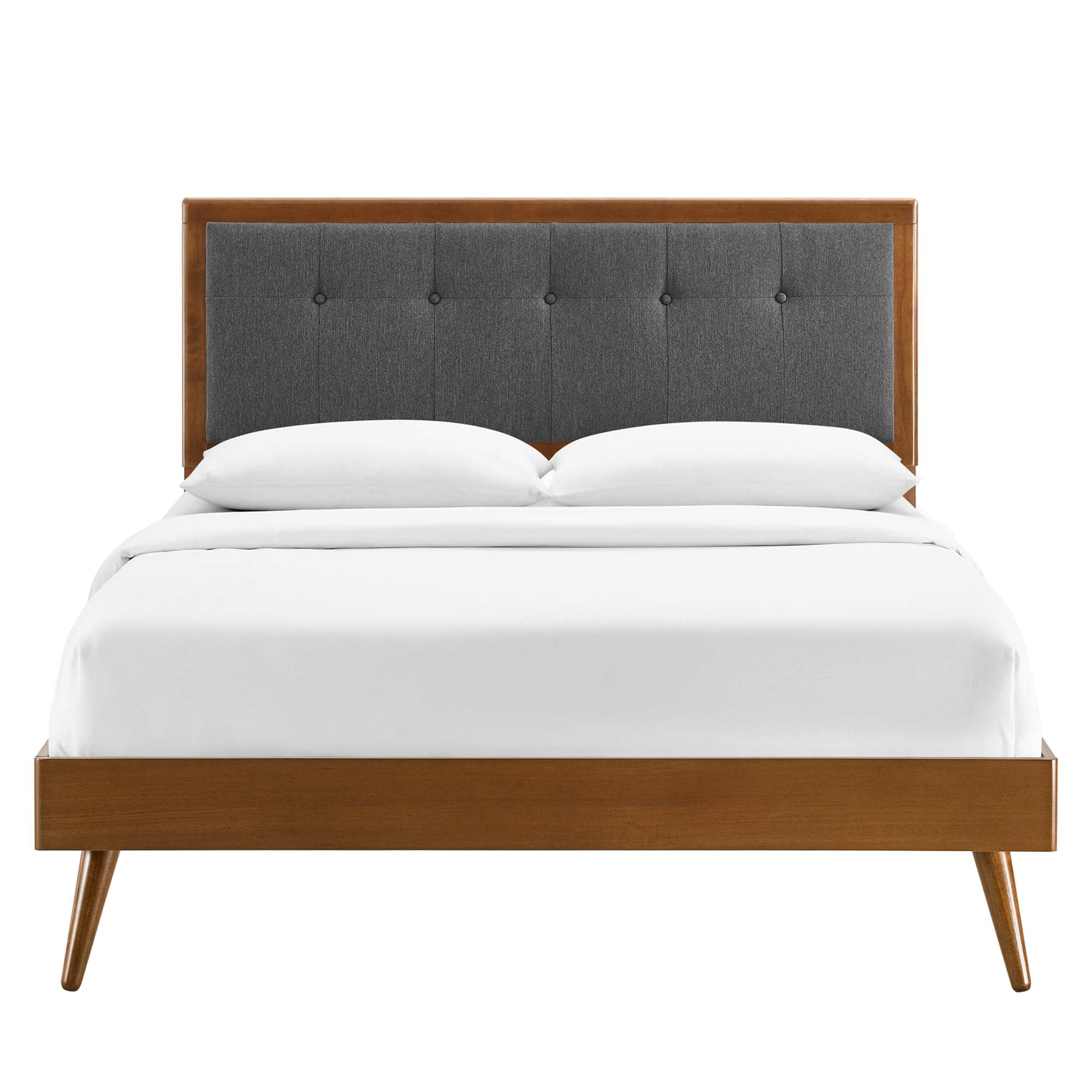 Modway Willow Wood Full Platform Bed With Splayed Legs