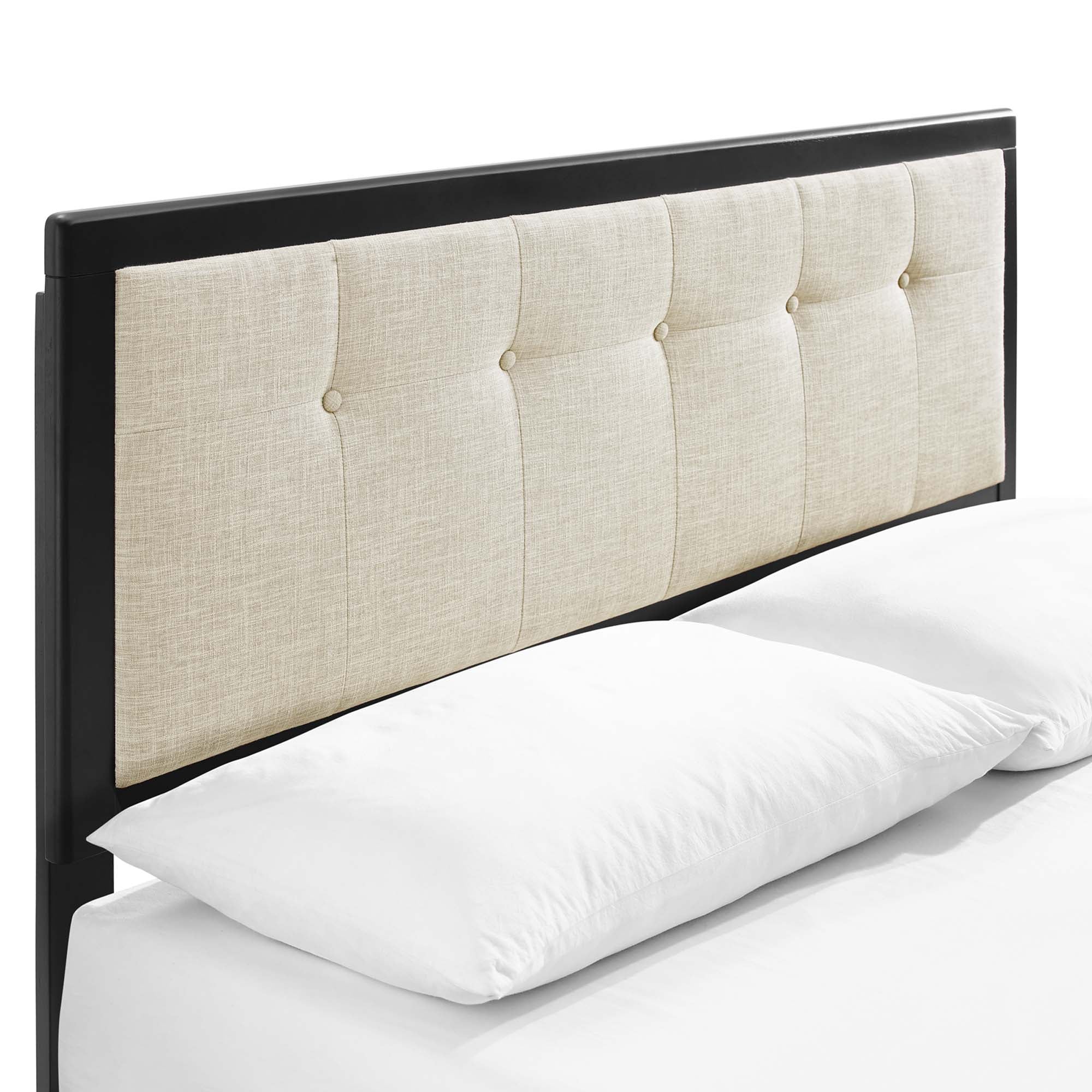 Modway Willow Wood King Platform Bed With Splayed Legs