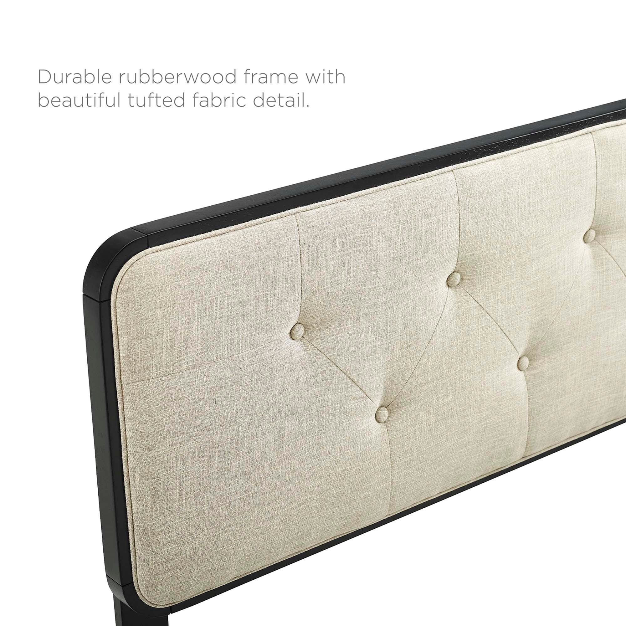 Modway Bridgette Wood Full Platform Bed With Splayed Legs