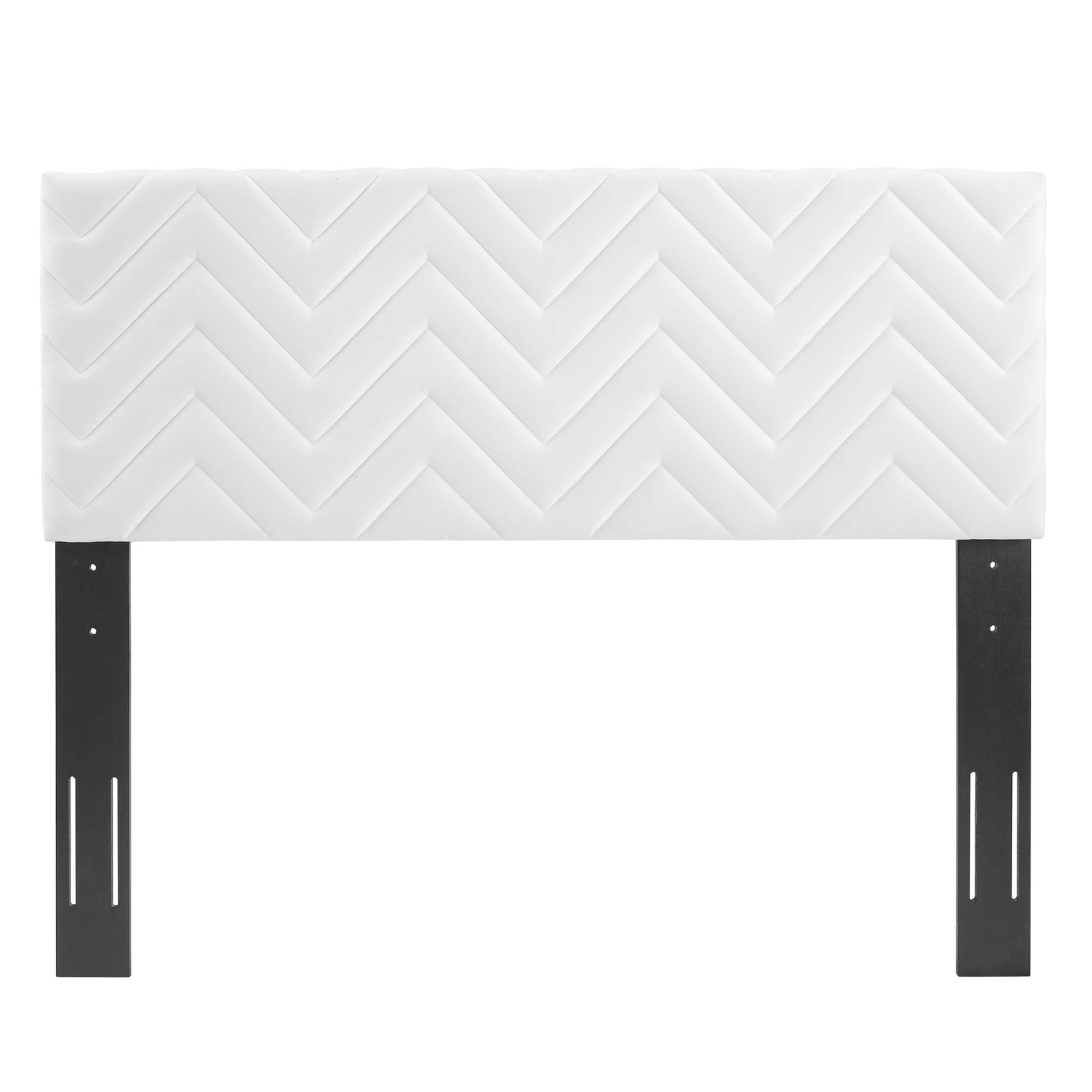 Modway Mercy Chevron Tufted Performance Velvet Twin Headboard
