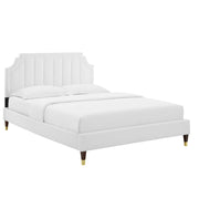Modway Sienna Performance Velvet Queen Platform Bed