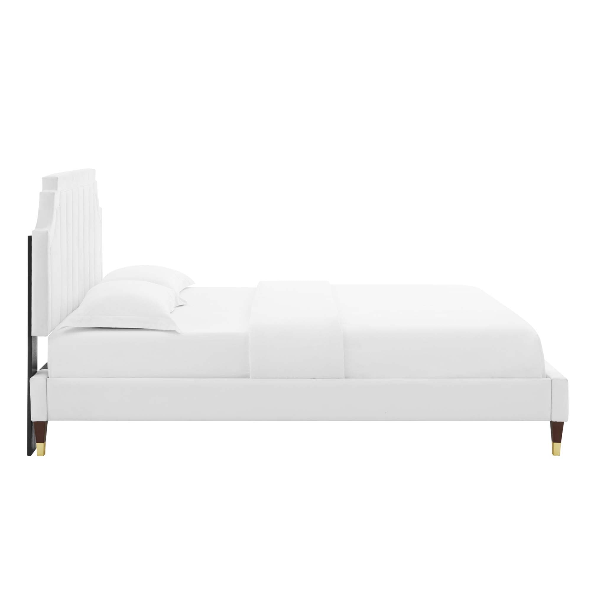 Modway Sienna Performance Velvet Queen Platform Bed