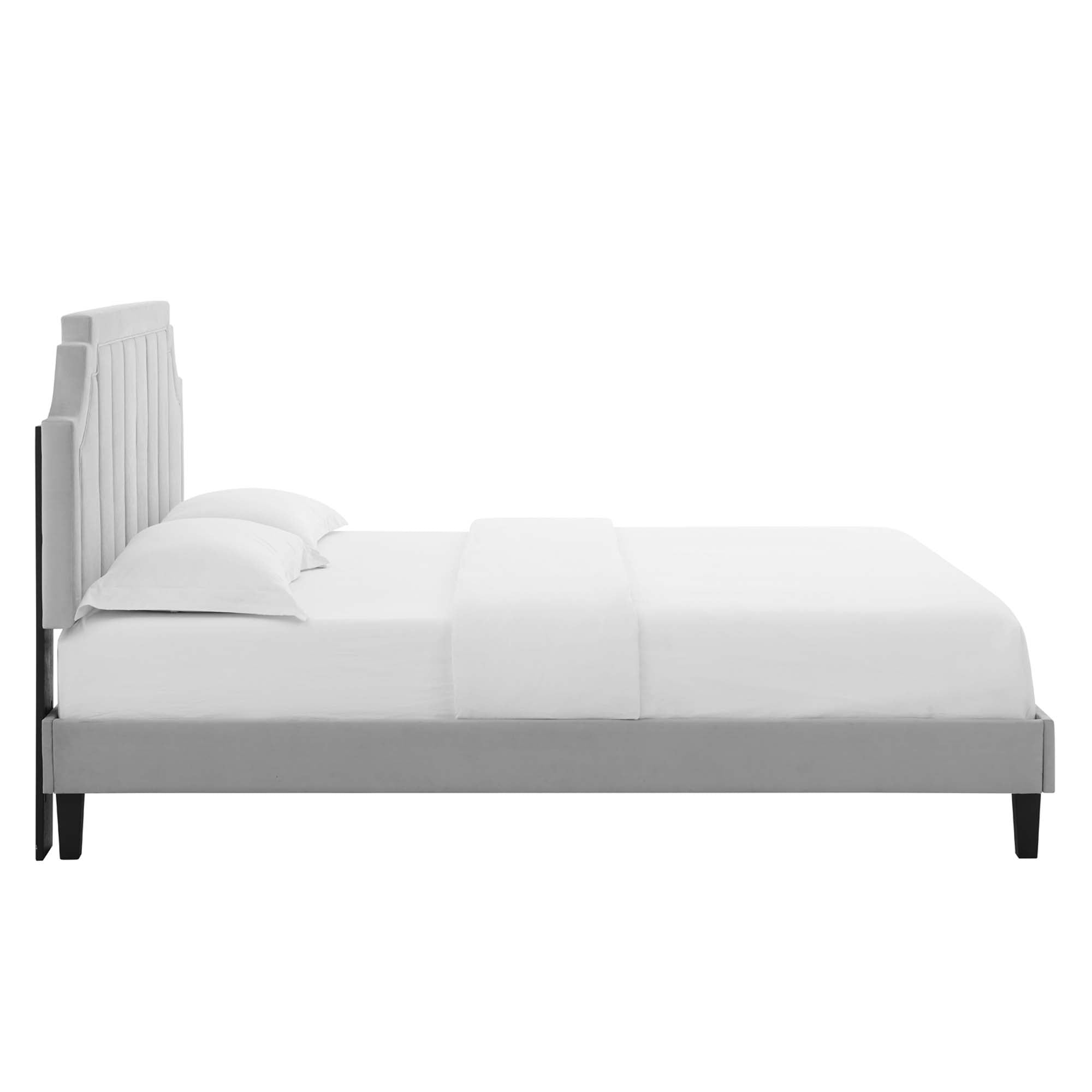 Modway Sienna Performance Velvet Queen Platform Bed