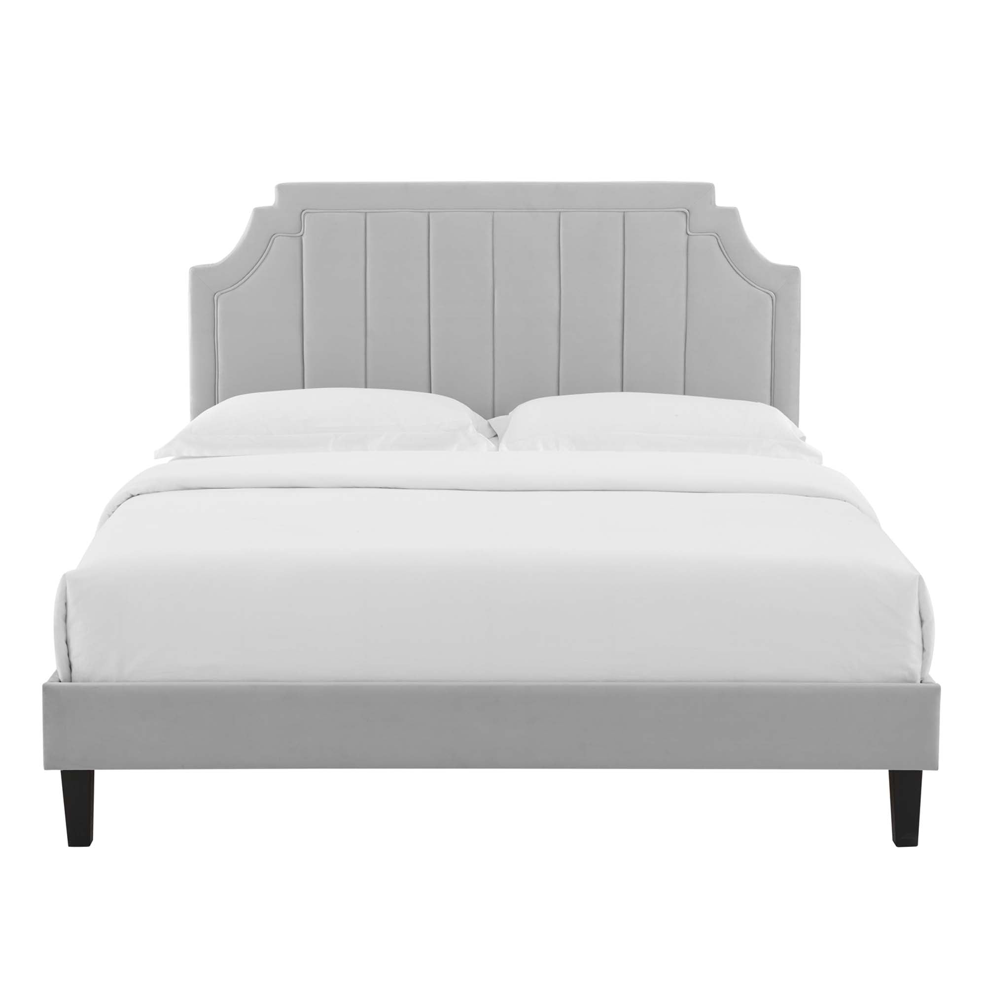 Modway Sienna Performance Velvet Queen Platform Bed